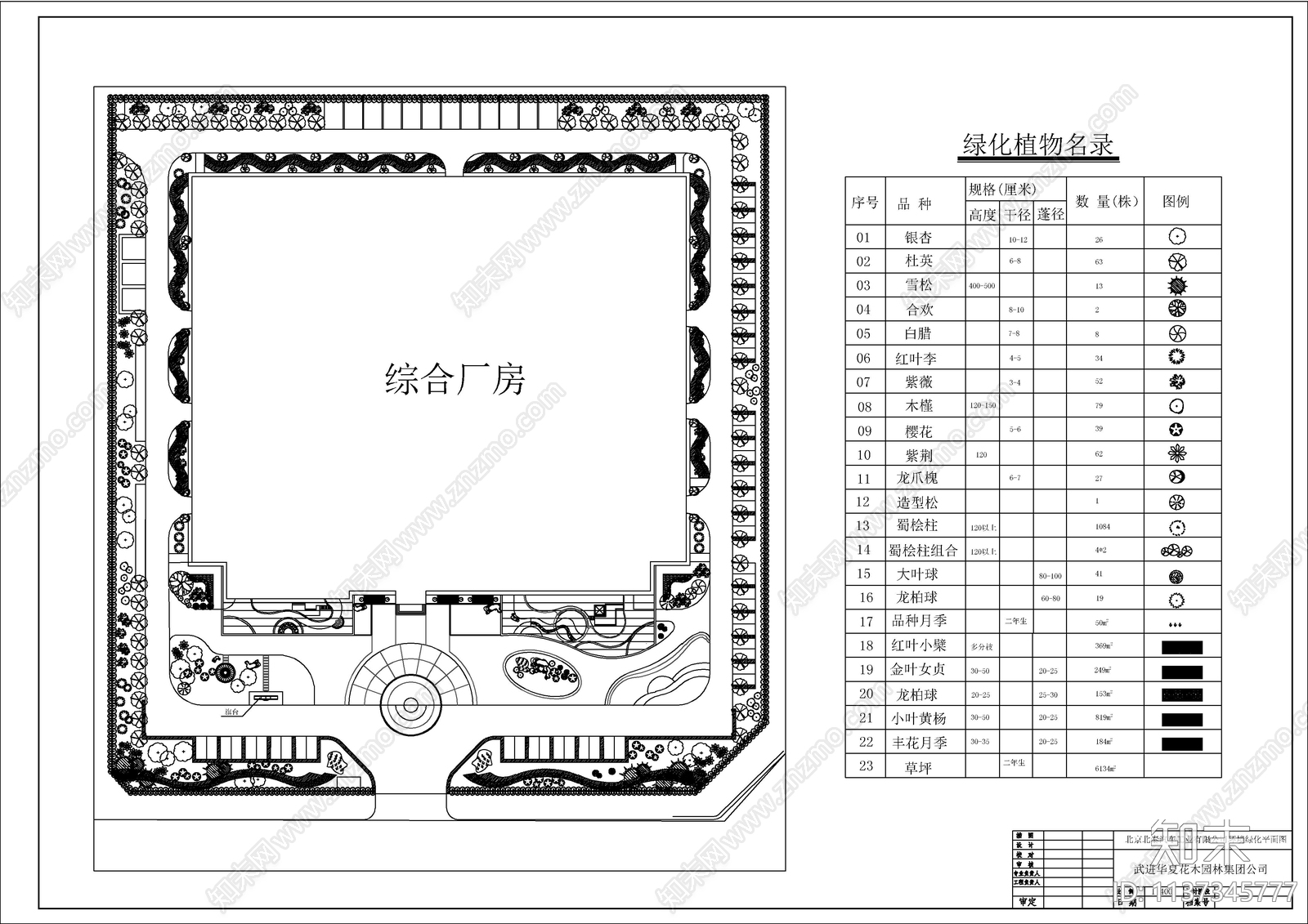 工厂工业园区规划绿化146套施工图下载【ID:1137345777】