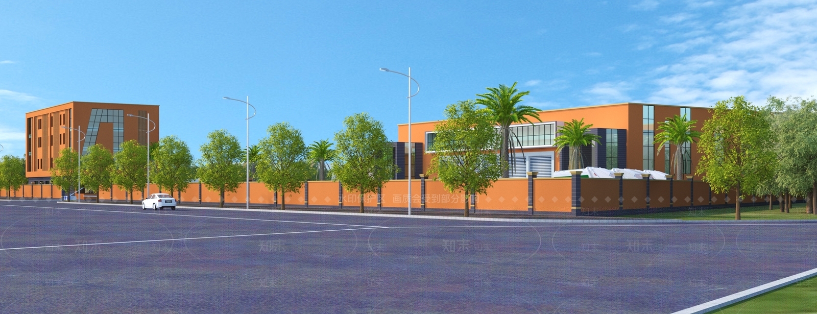 现代工业厂房3D模型下载【ID:1137223962】