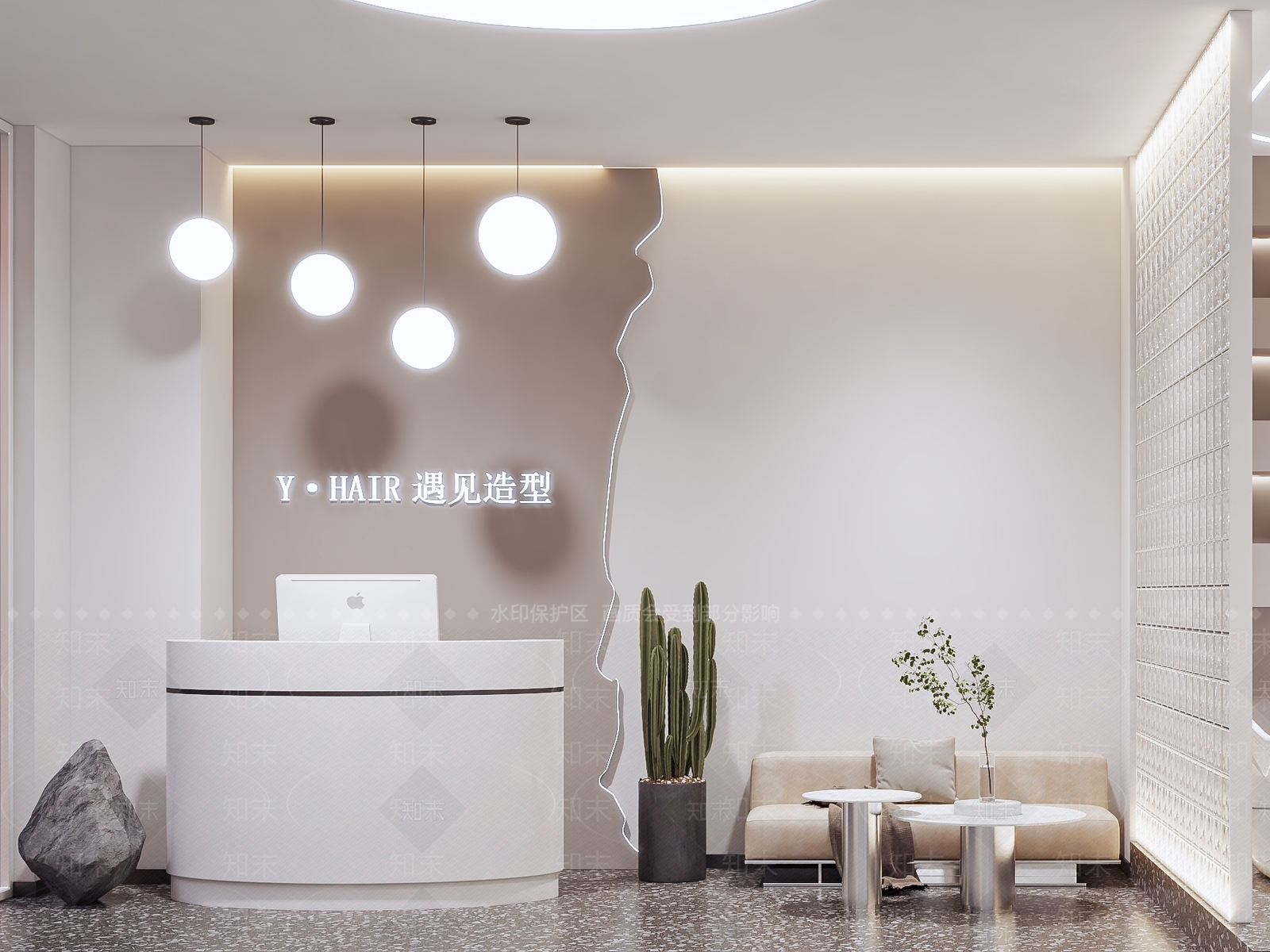 现代理发店3D模型下载【ID:1137327820】