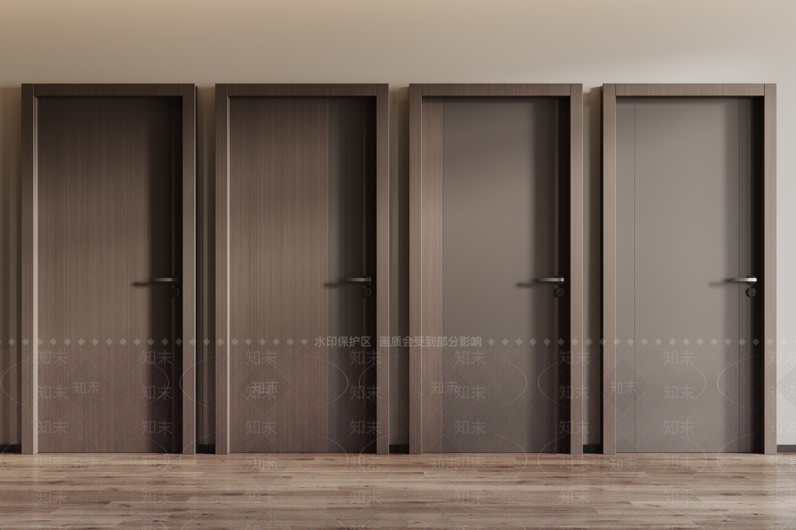 现代单开门3D模型下载【ID:1137257743】