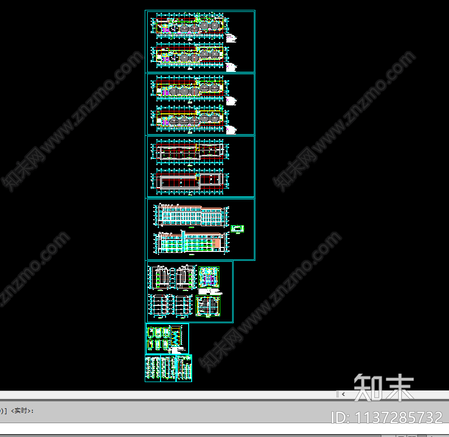 教学楼cad施工图下载【ID:1137285732】