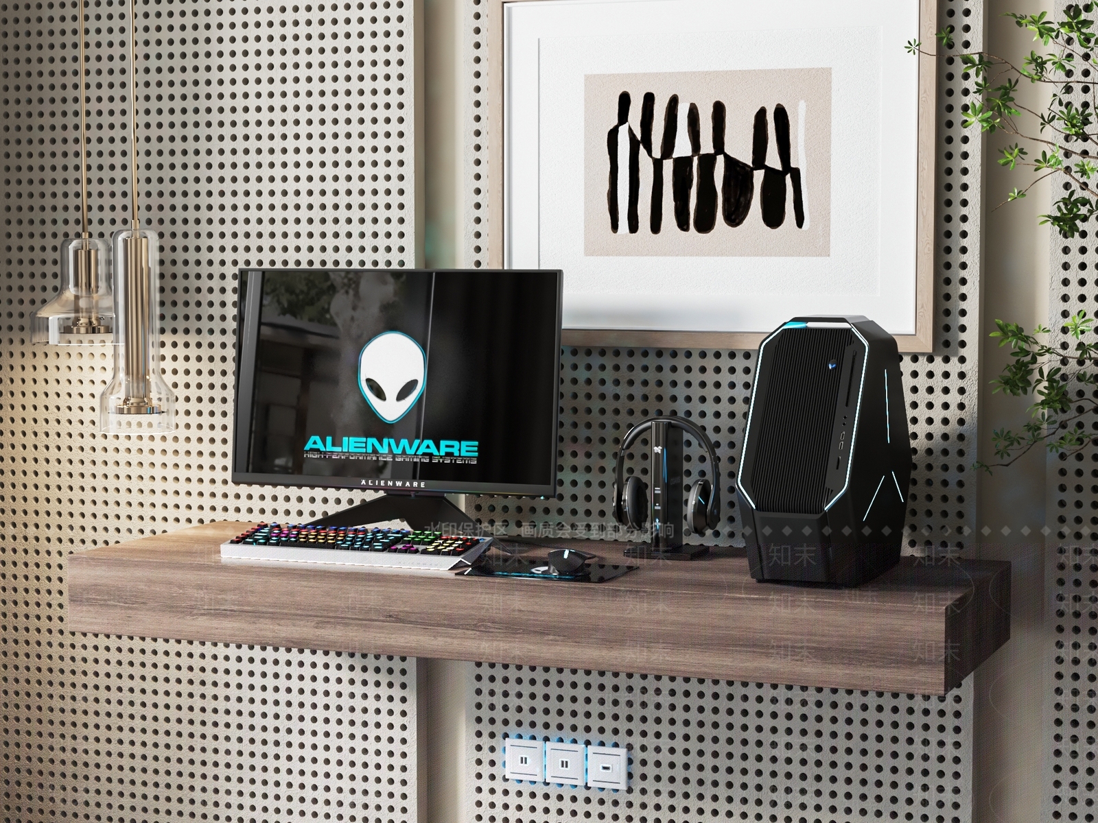 台式电脑数码产品SU模型下载【ID:1137297957】