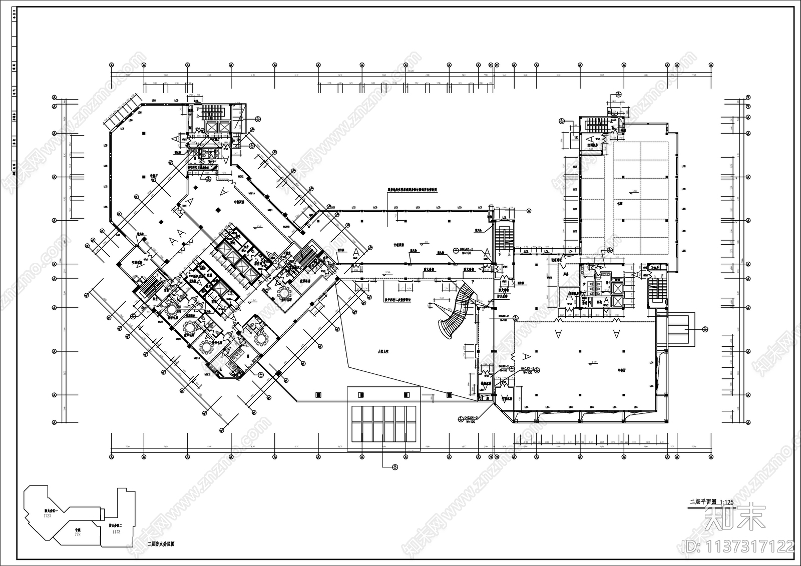 50套多层高层酒店建筑施工图下载【ID:1137317122】