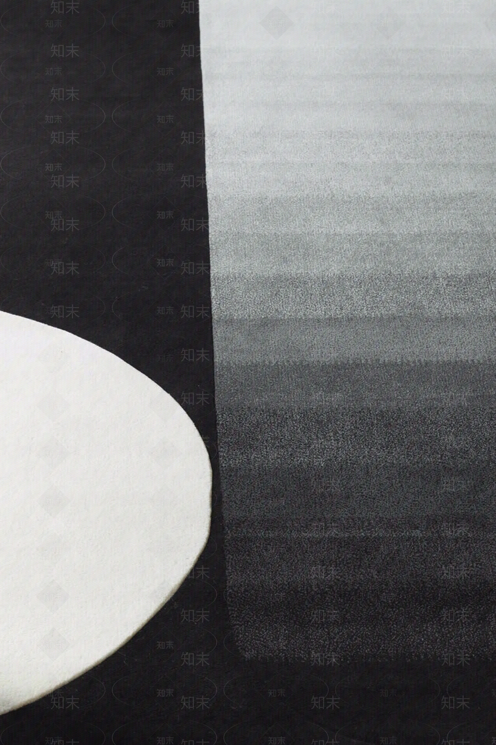 现代极简黑灰色渐变图案过道地毯贴图贴图下载【ID:1137358263】