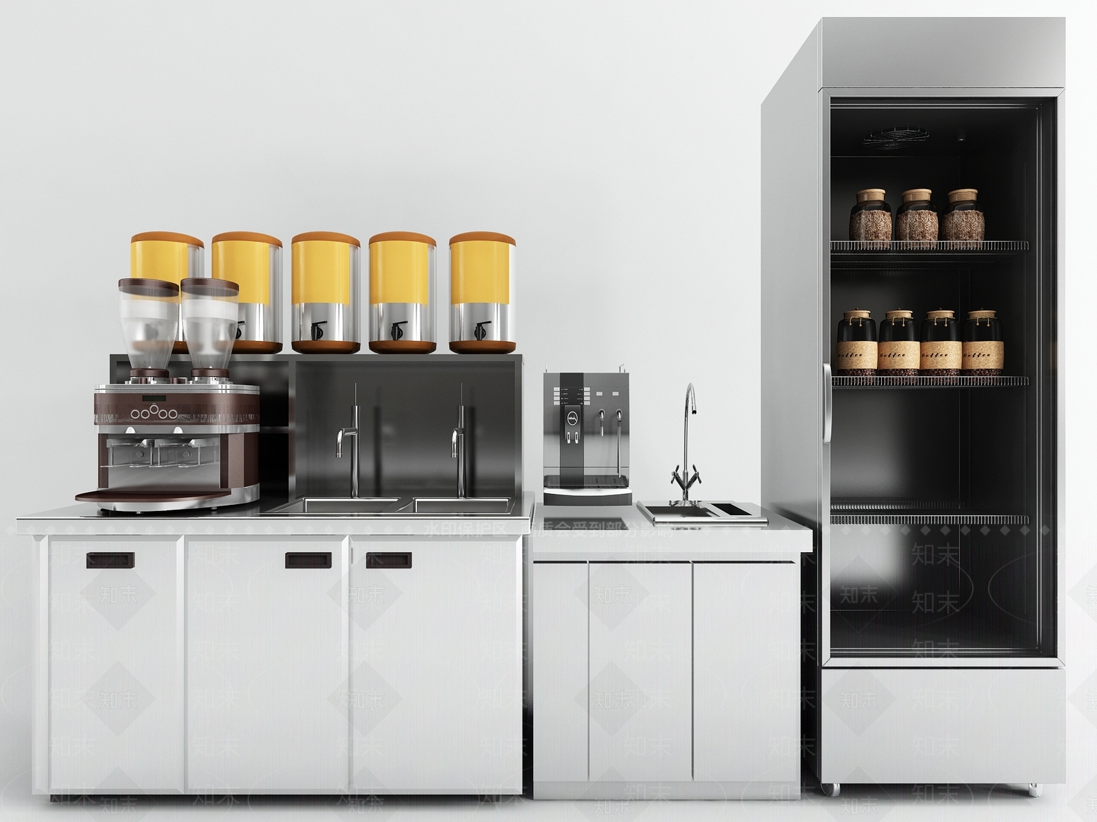 厨房设备3D模型下载【ID:1137344336】