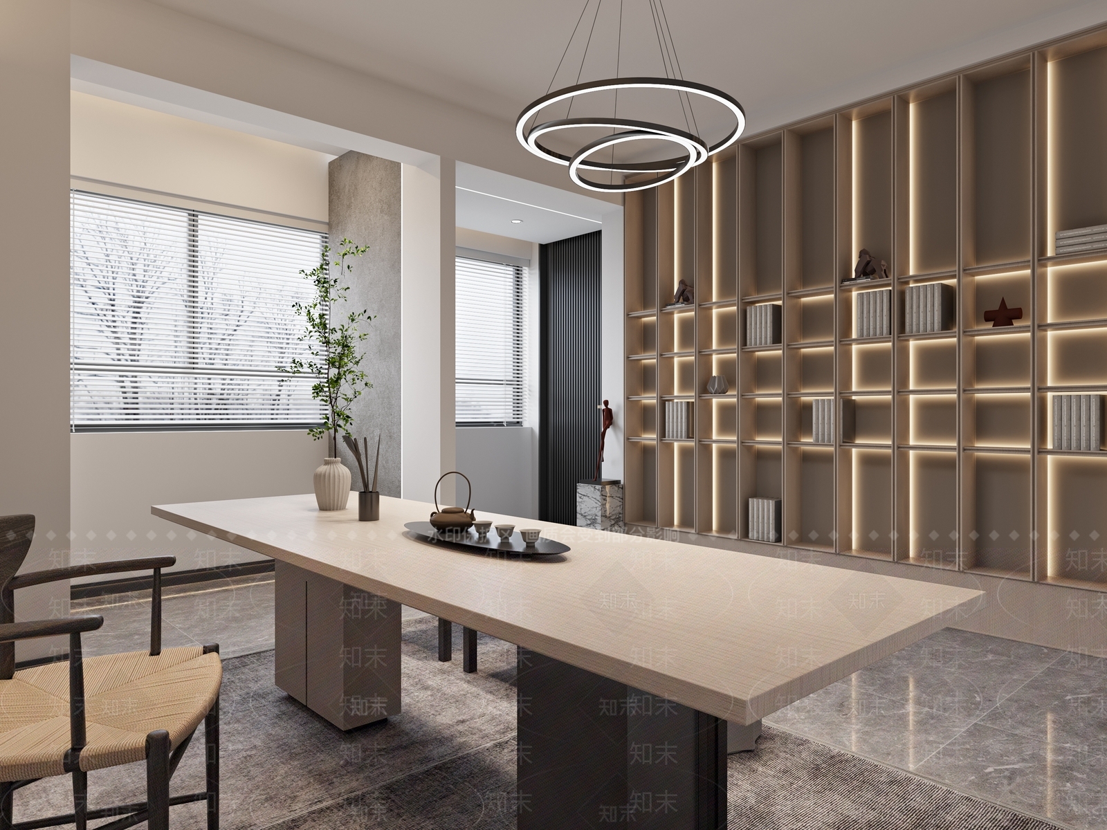 现代美容SPA店3D模型下载【ID:1137361958】