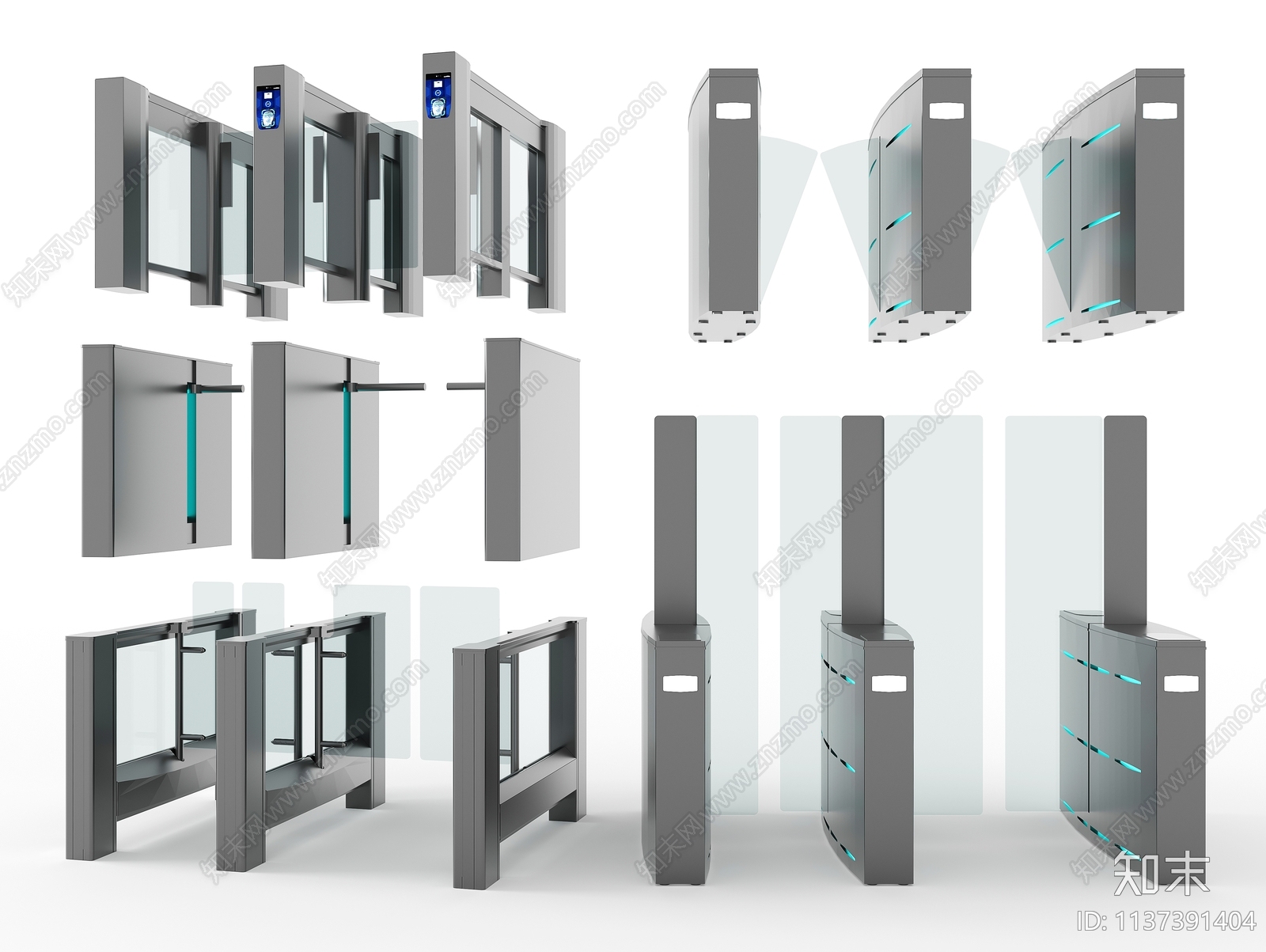 门禁机3D模型下载【ID:1137391404】