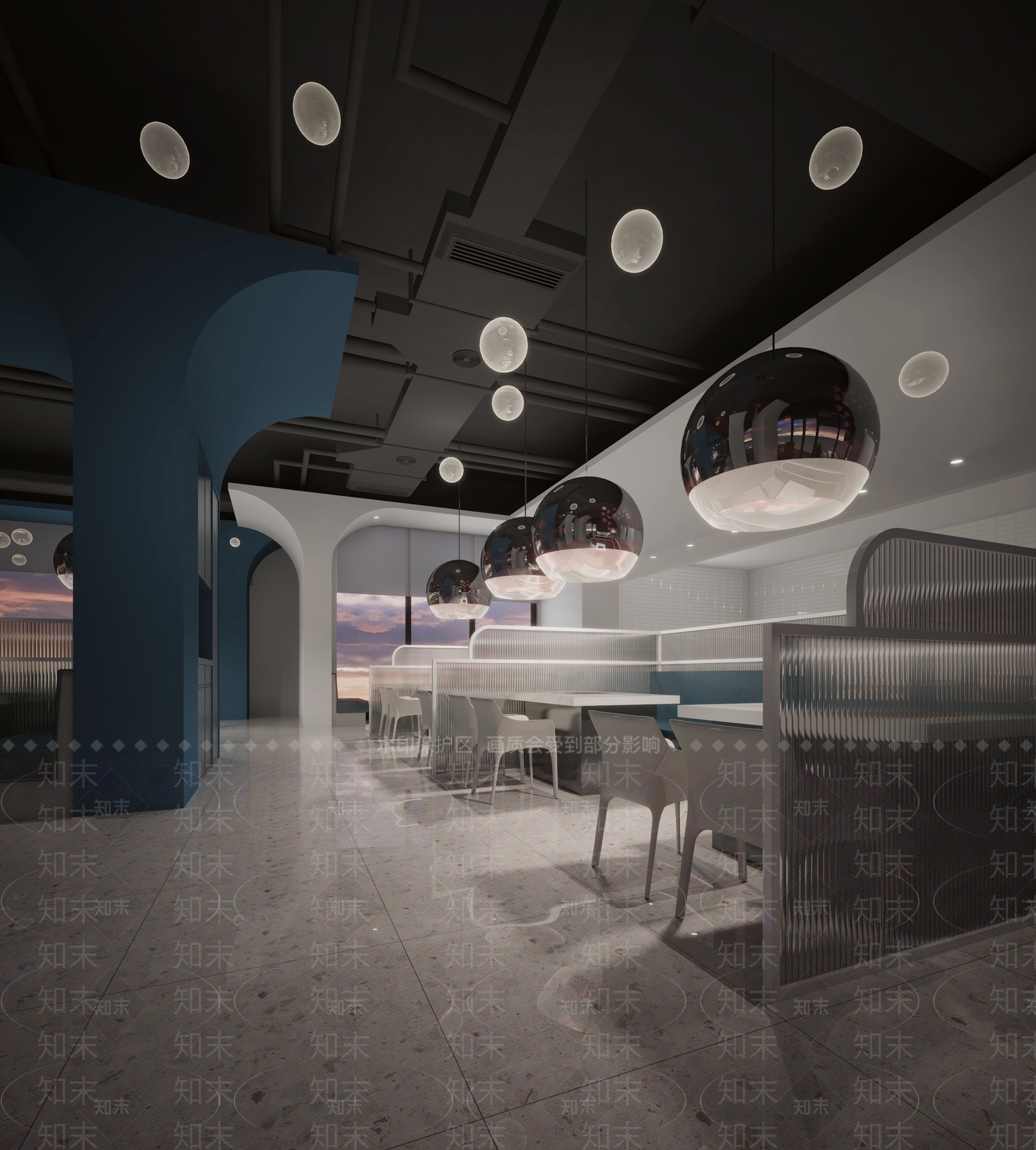 工业风火锅店3D模型下载【ID:1137415868】