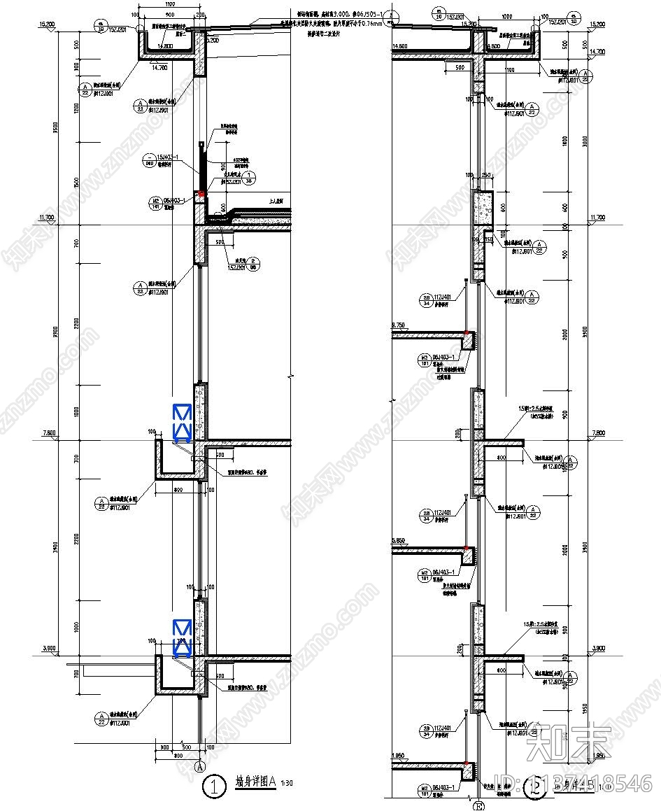 消防综合楼建筑cad施工图下载【ID:1137418546】