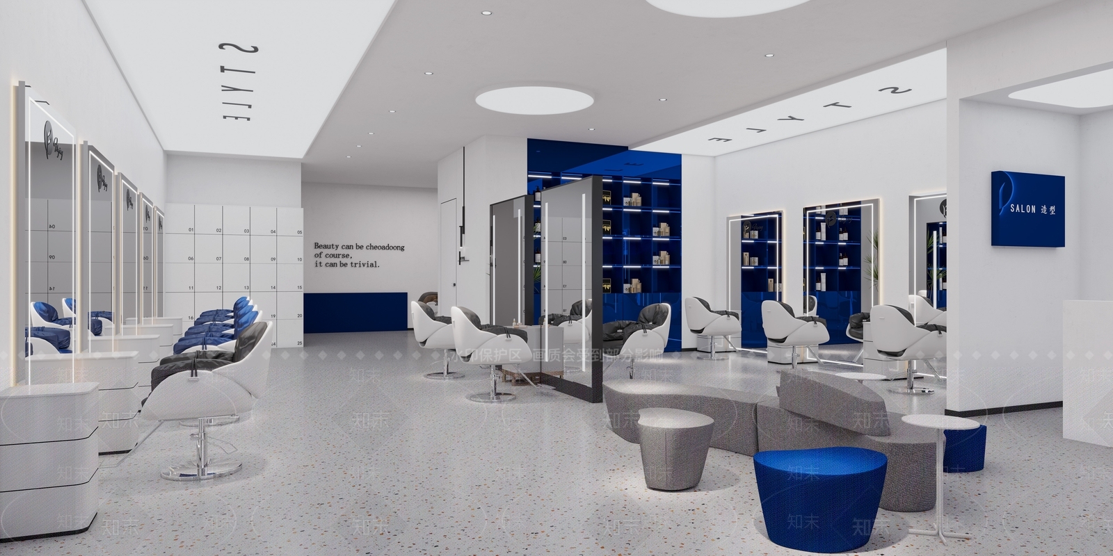现代理发店3D模型下载【ID:1137440934】