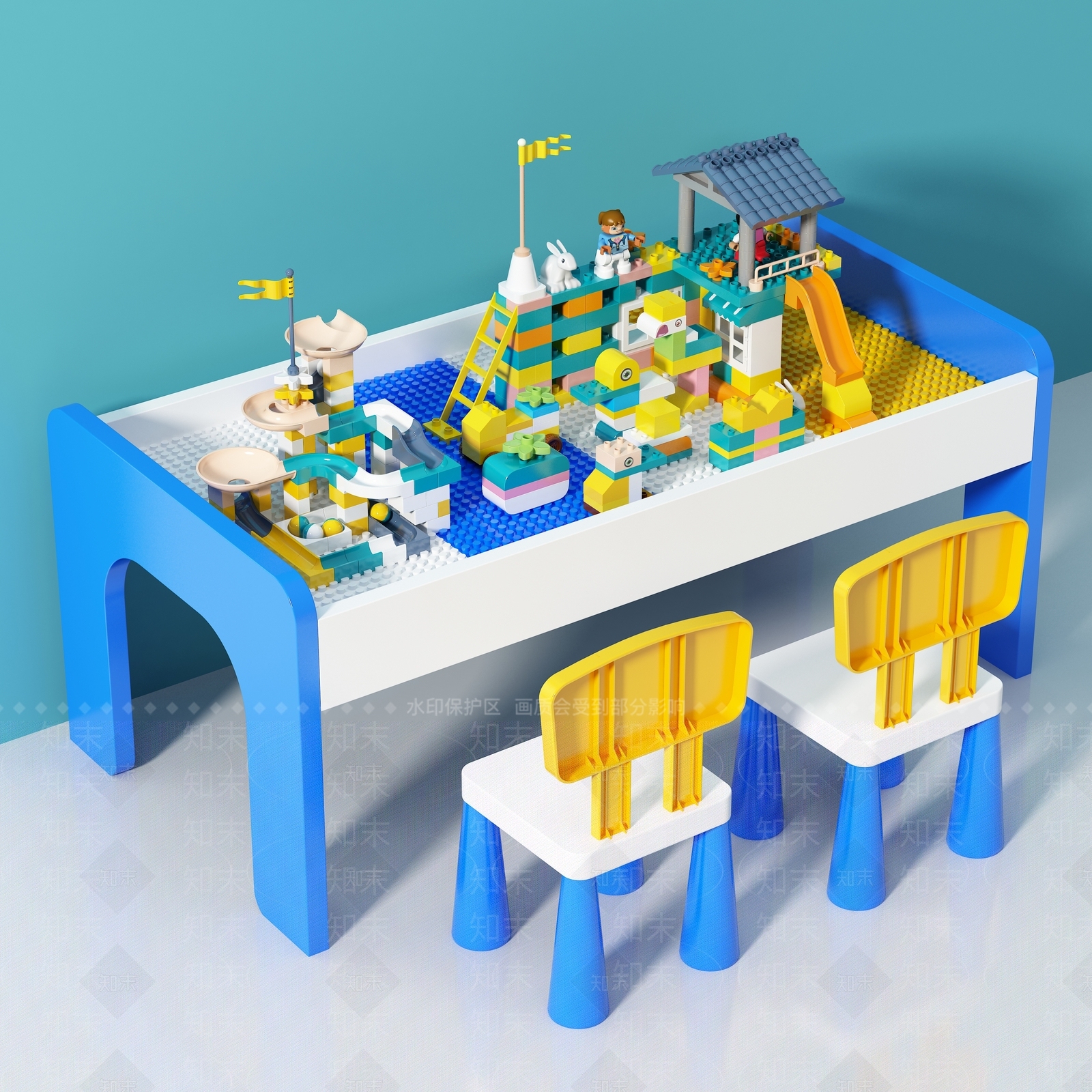 积木3D模型下载【ID:1137447186】