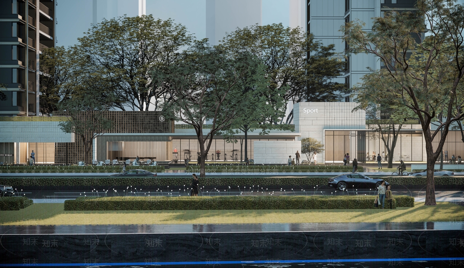 现代商业多层SU模型下载【ID:1137469600】