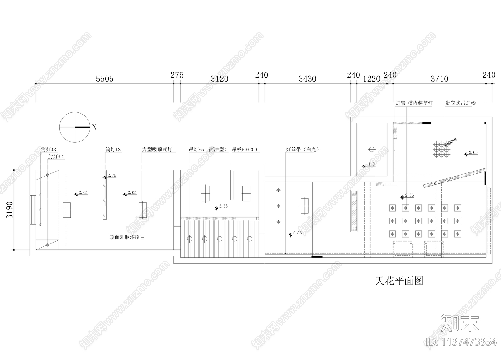 牙科诊所全套装修cad施工图下载【ID:1137473354】