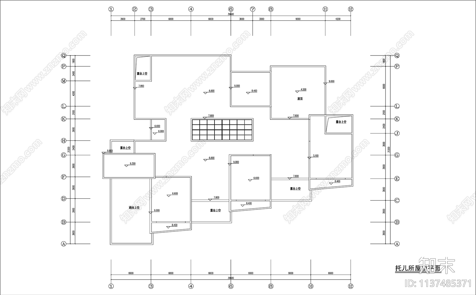 幼儿园建筑cad施工图下载【ID:1137485371】