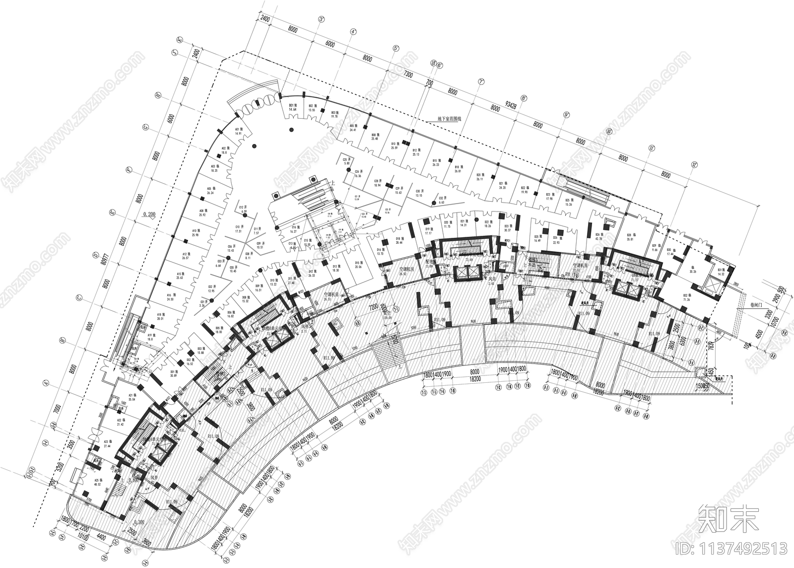 商场平面图施工图下载【ID:1137492513】
