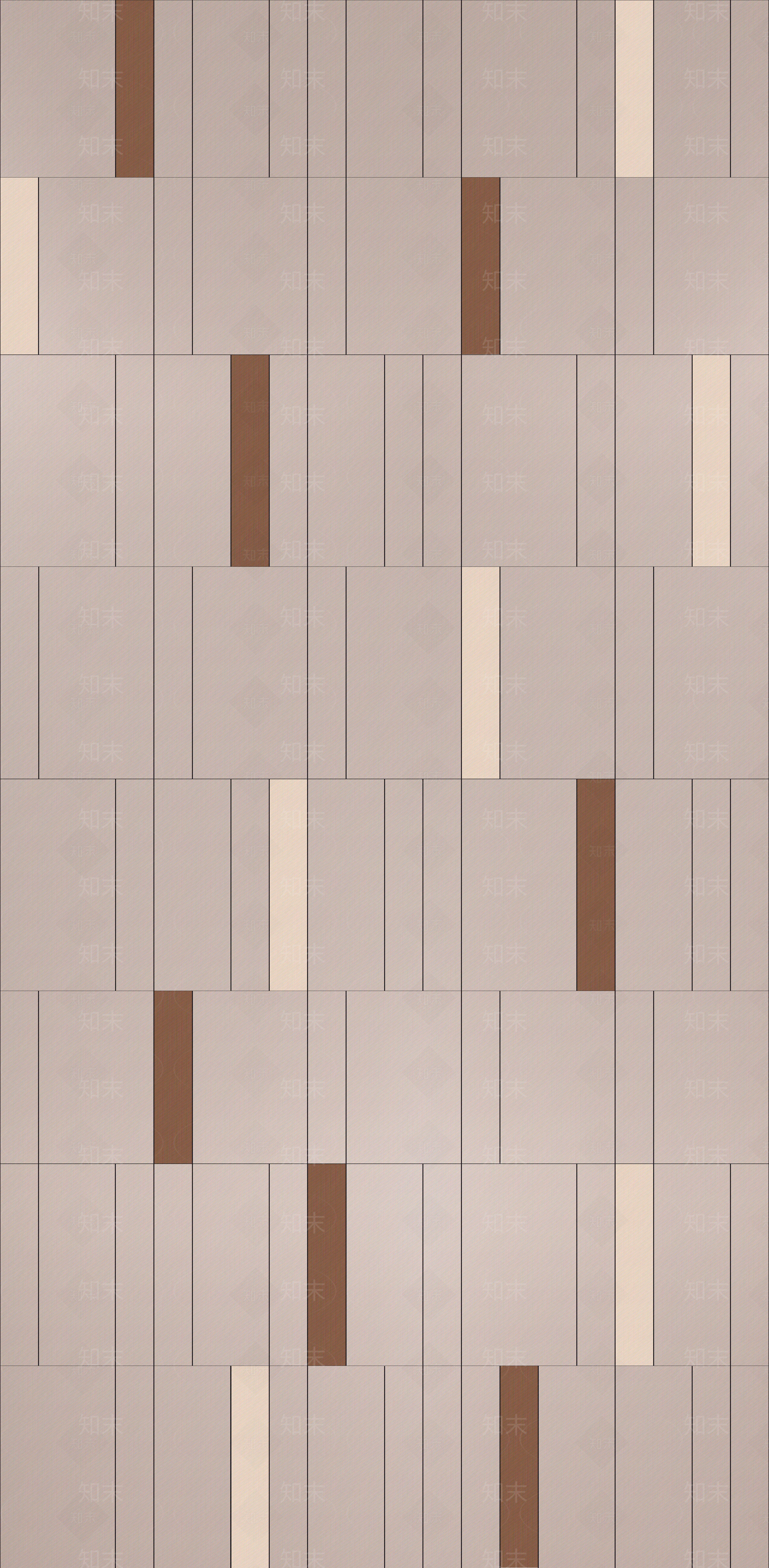 现代竖向黑缝三种咖色铝板拼接贴图下载【ID:1137492921】