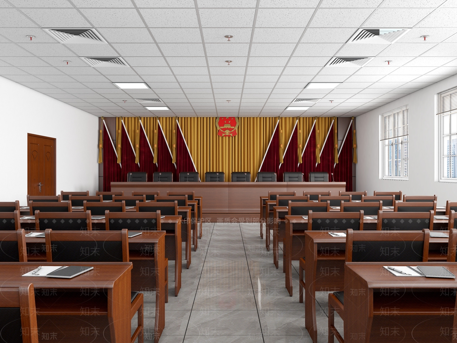 现代会议室SU模型下载【ID:1137497992】