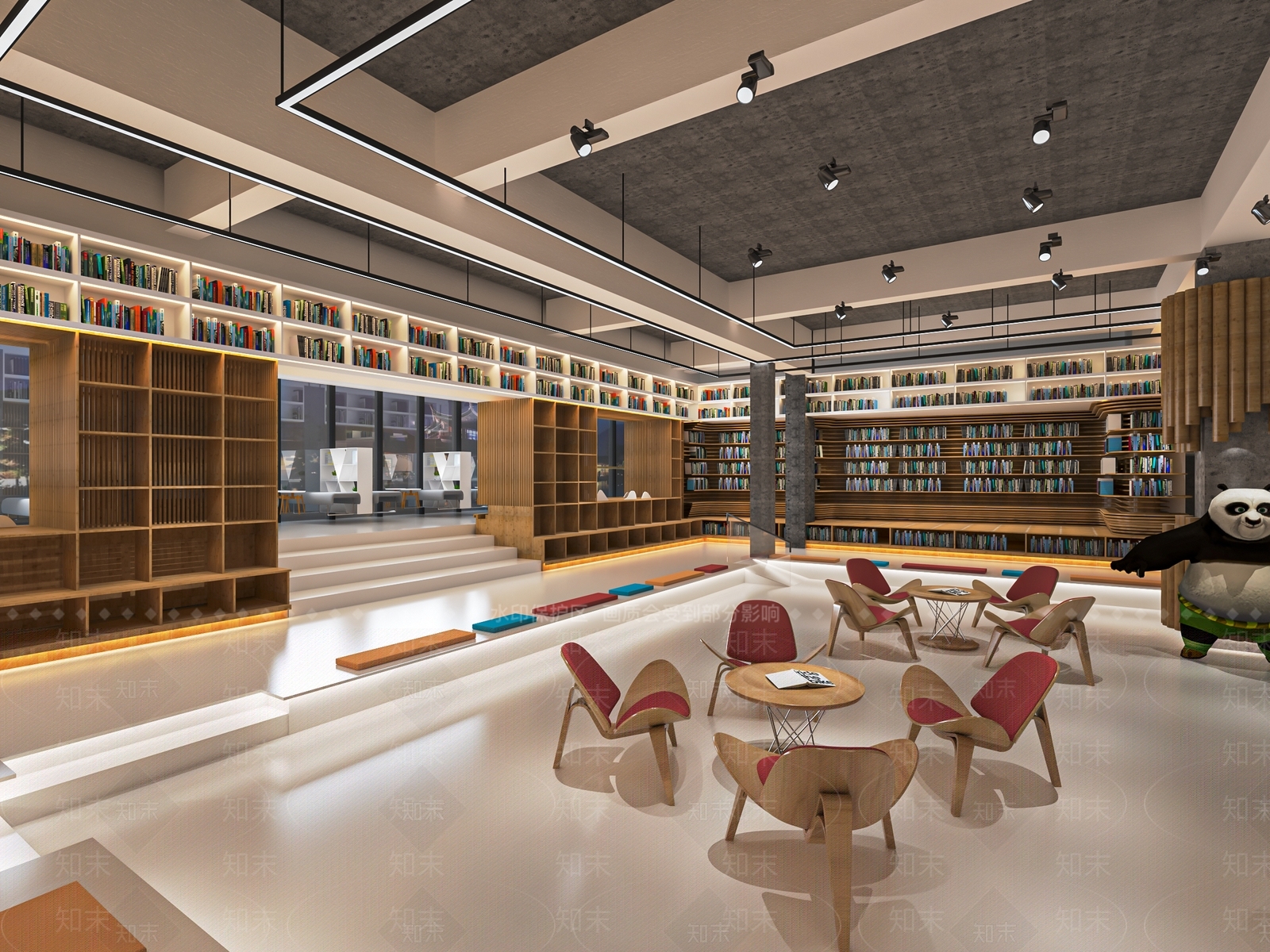 现代书店SU模型下载【ID:1137503530】