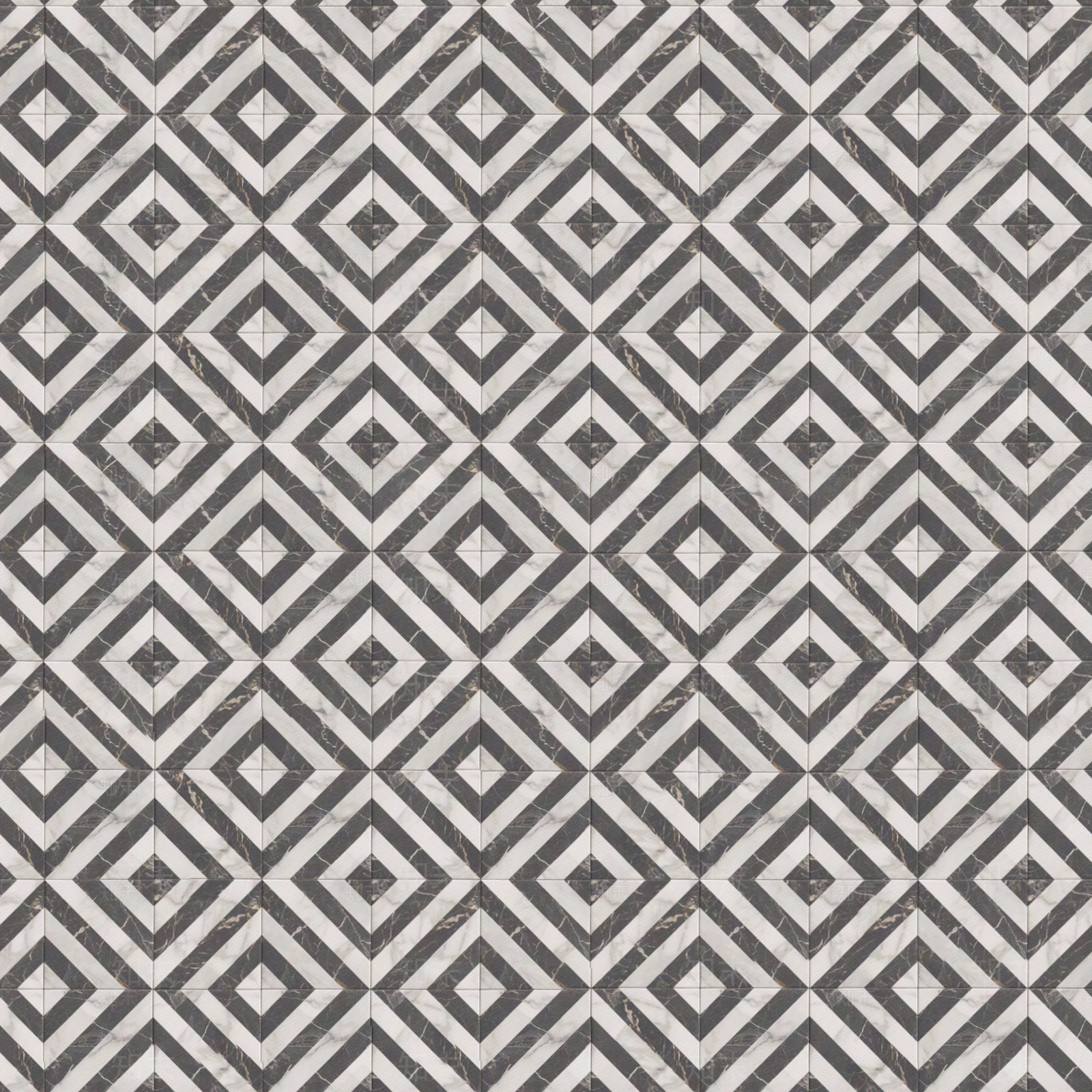 黑白配色中式石材拼花贴图下载【ID:1137513701】