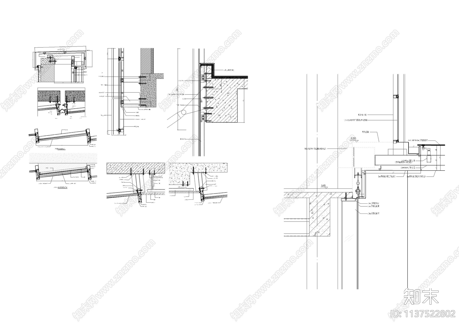 23类玻璃雨棚施工图下载【ID:1137522802】