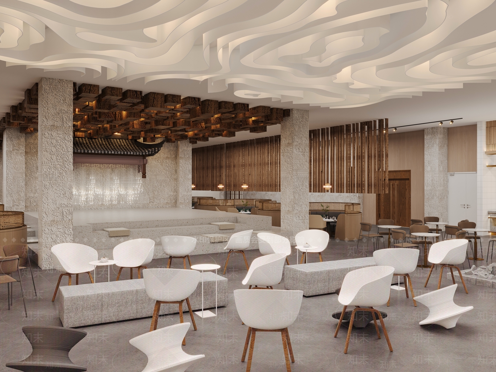 现代音乐餐厅3D模型下载【ID:1137525190】