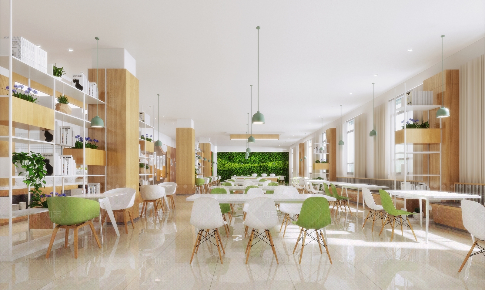 现代自助餐厅3D模型下载【ID:1137537706】