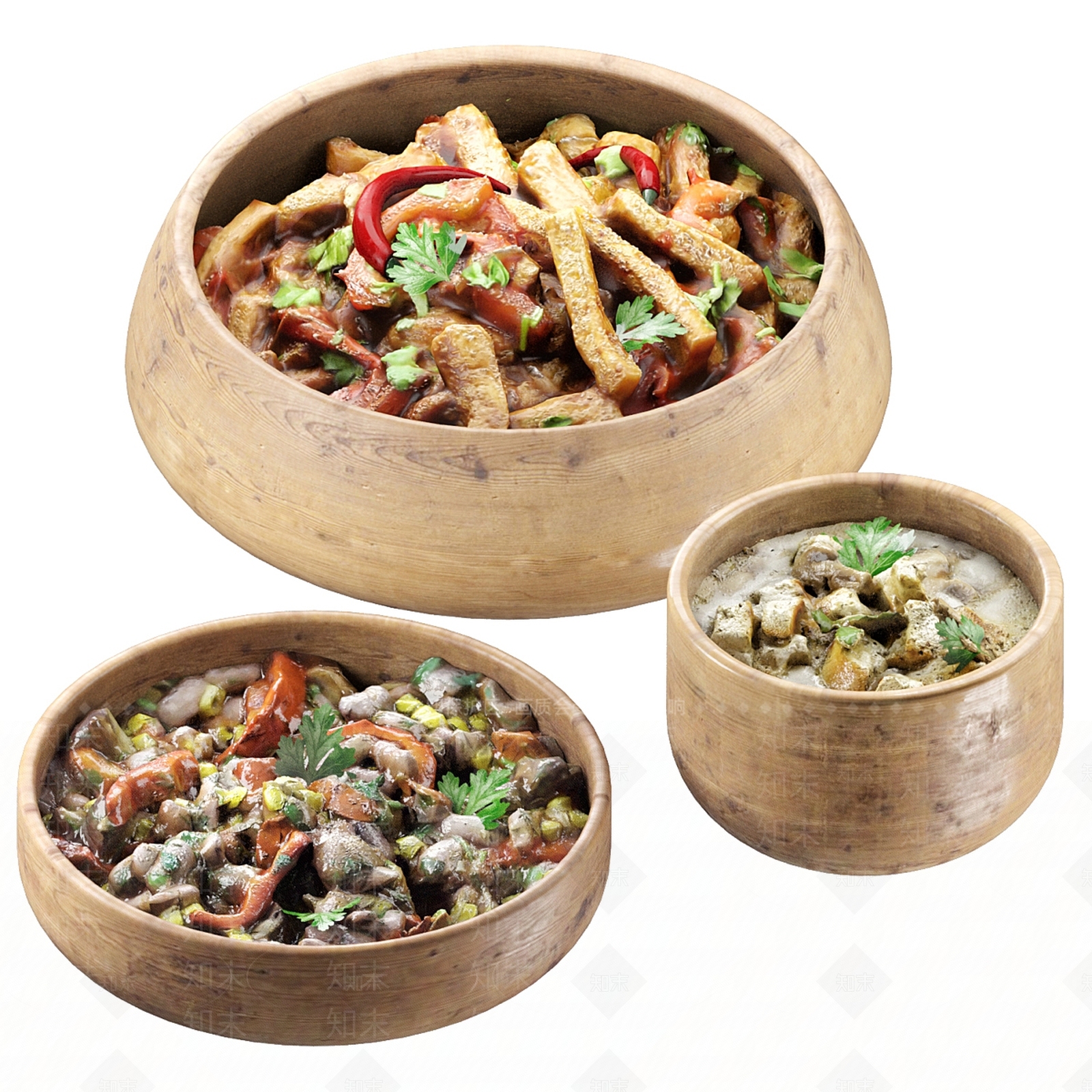 美食菜品3D模型下载【ID:1137542926】