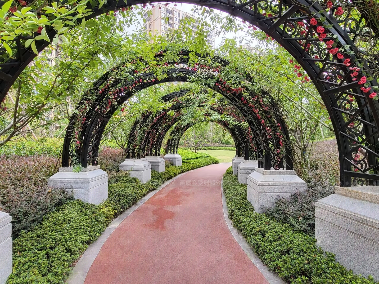 欧式花架廊架SU模型下载【ID:1137543454】