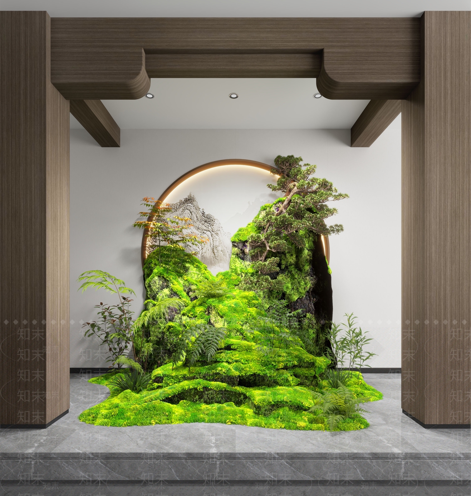 室内景观SU模型精品下载_SketchUp模型_知末网