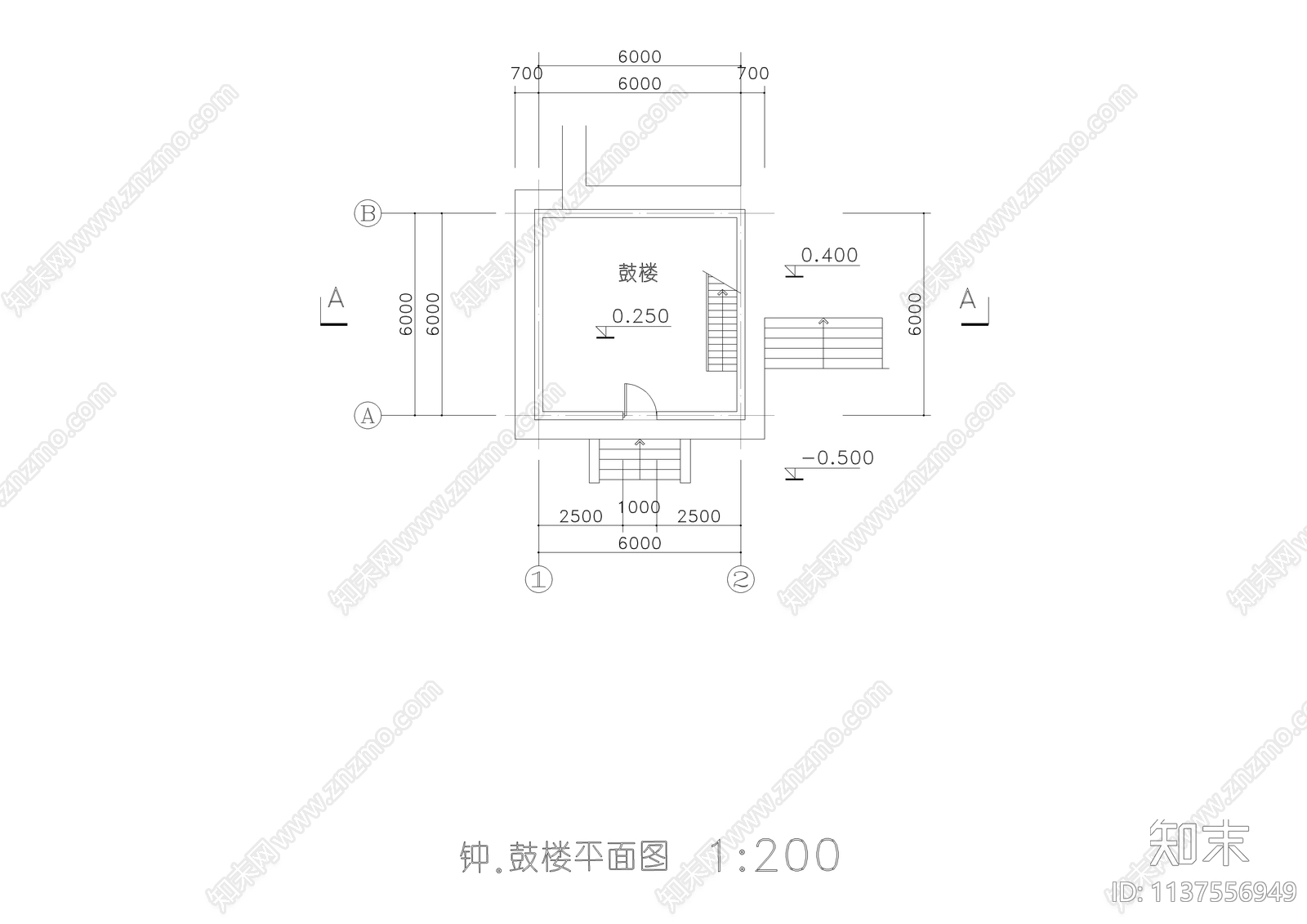 古建寺庙详图cad施工图下载【ID:1137556949】