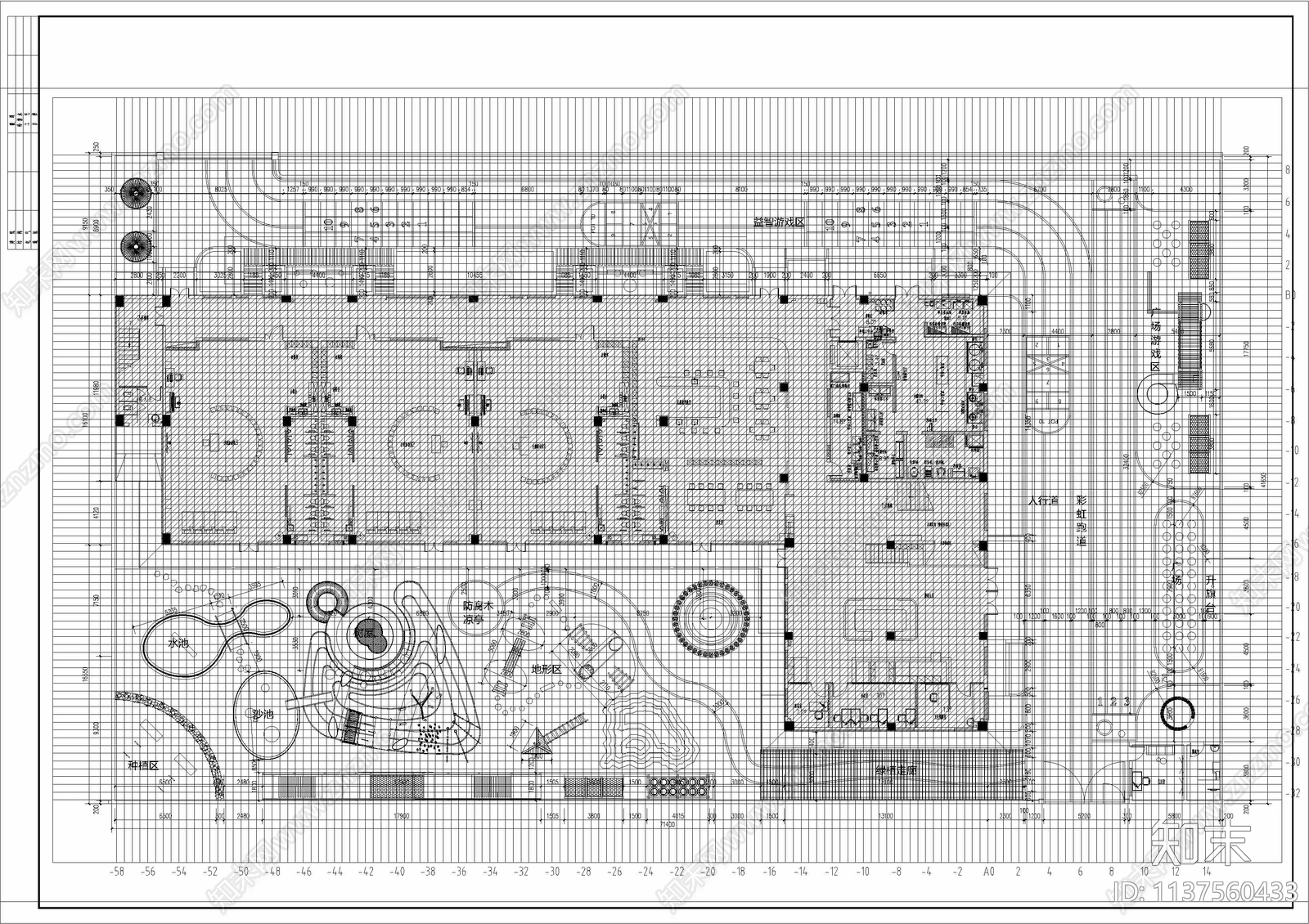 西安湖城大境一号幼儿园景观施工图下载【ID:1137560433】