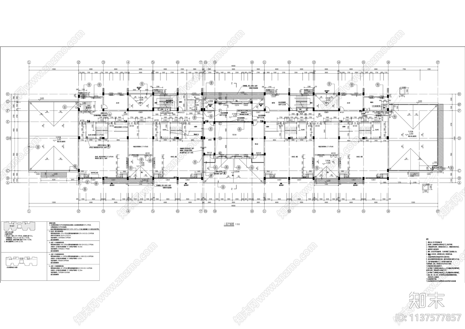 现代多层幼儿园建筑cad施工图下载【ID:1137577857】