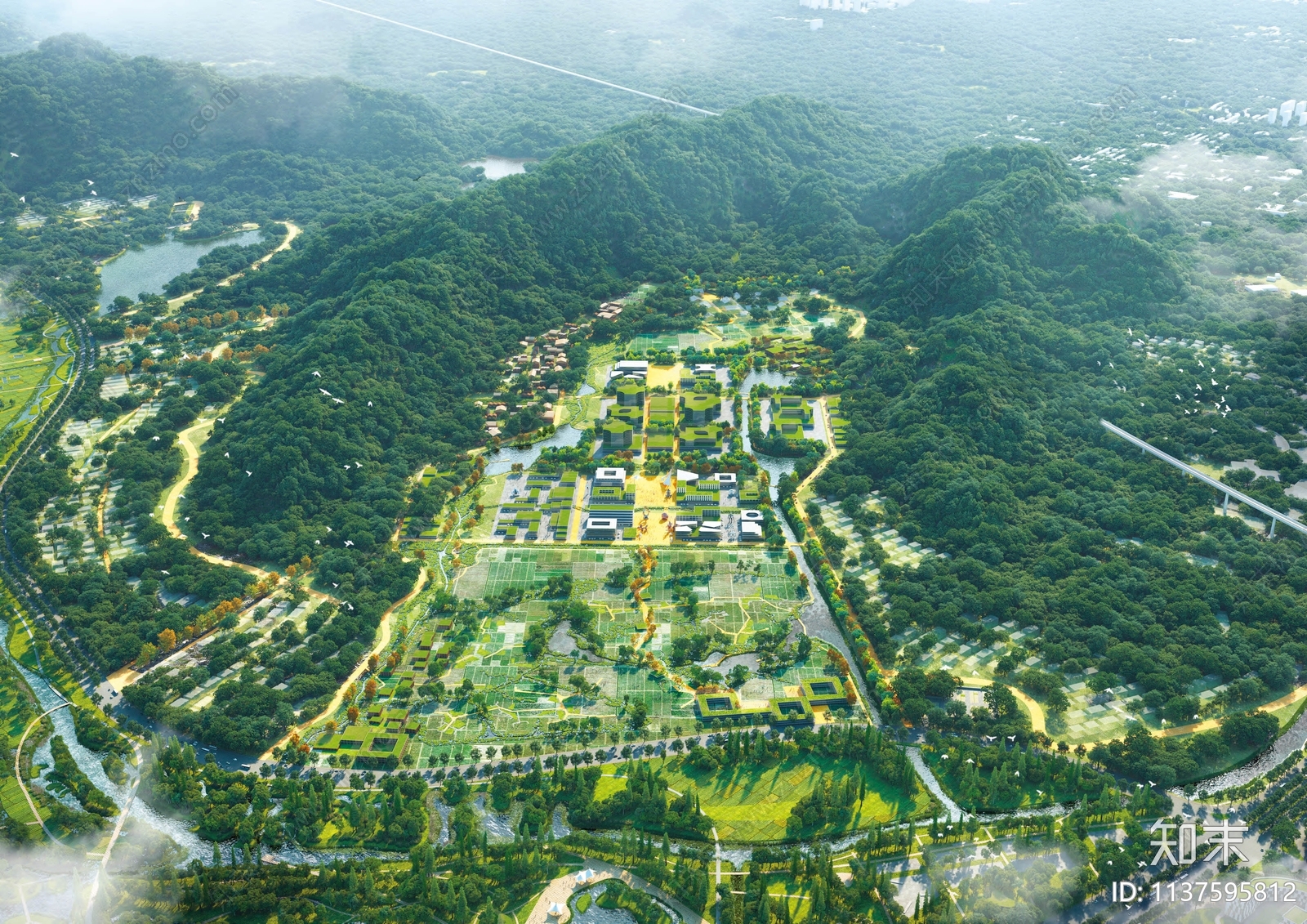台州飞龙湖概念性城市设计方案文本下载【ID:1137595812】_【知末方案文本库】