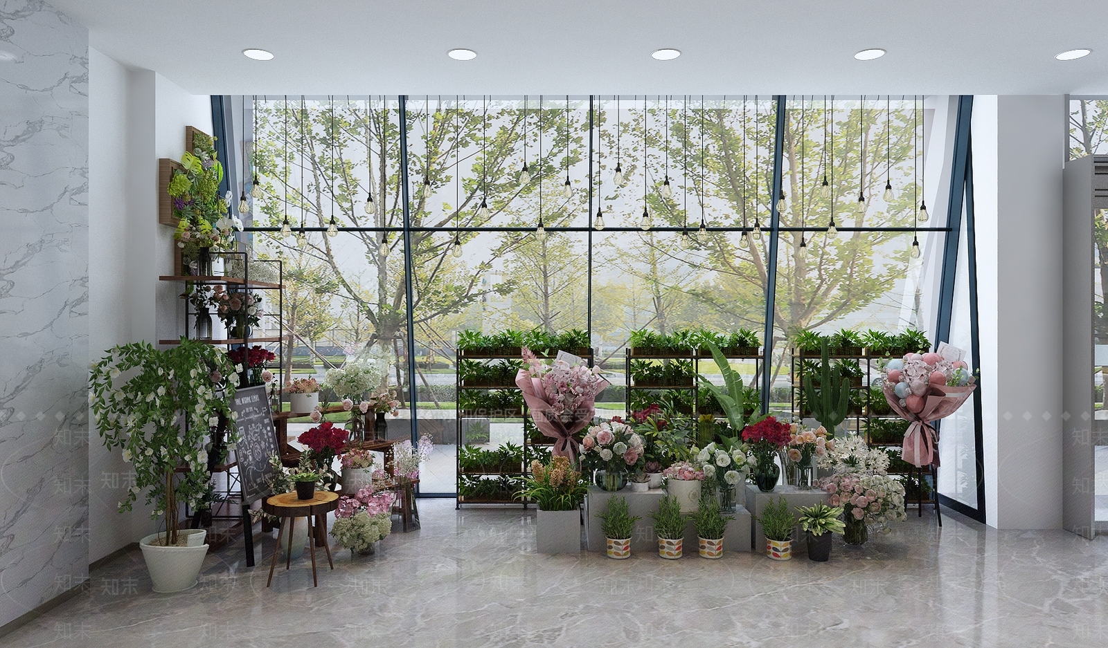 现代花店3D模型下载【ID:1137601127】