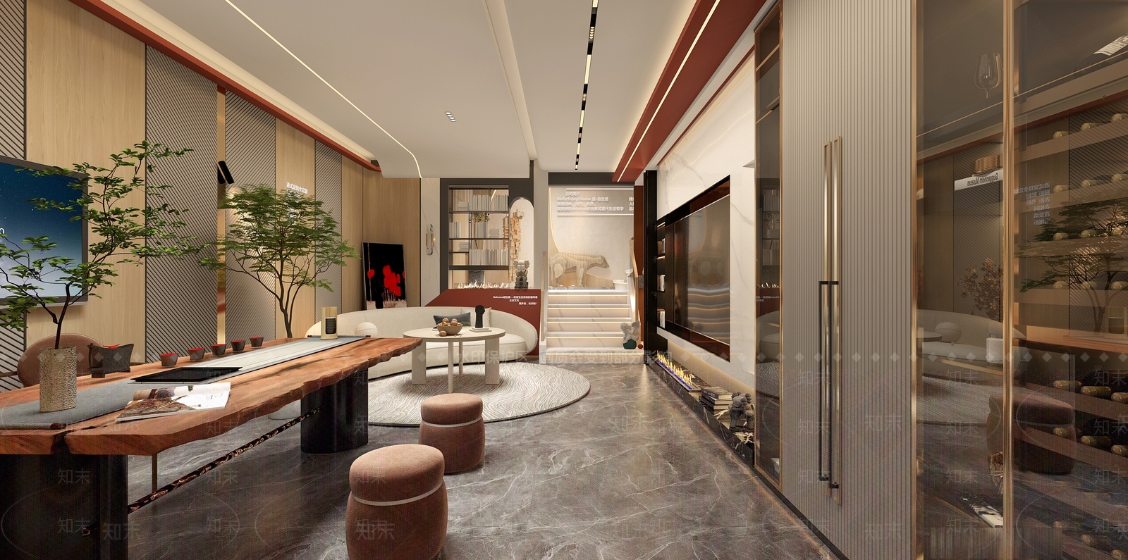 现代家具专卖店3D模型下载【ID:1137608535】