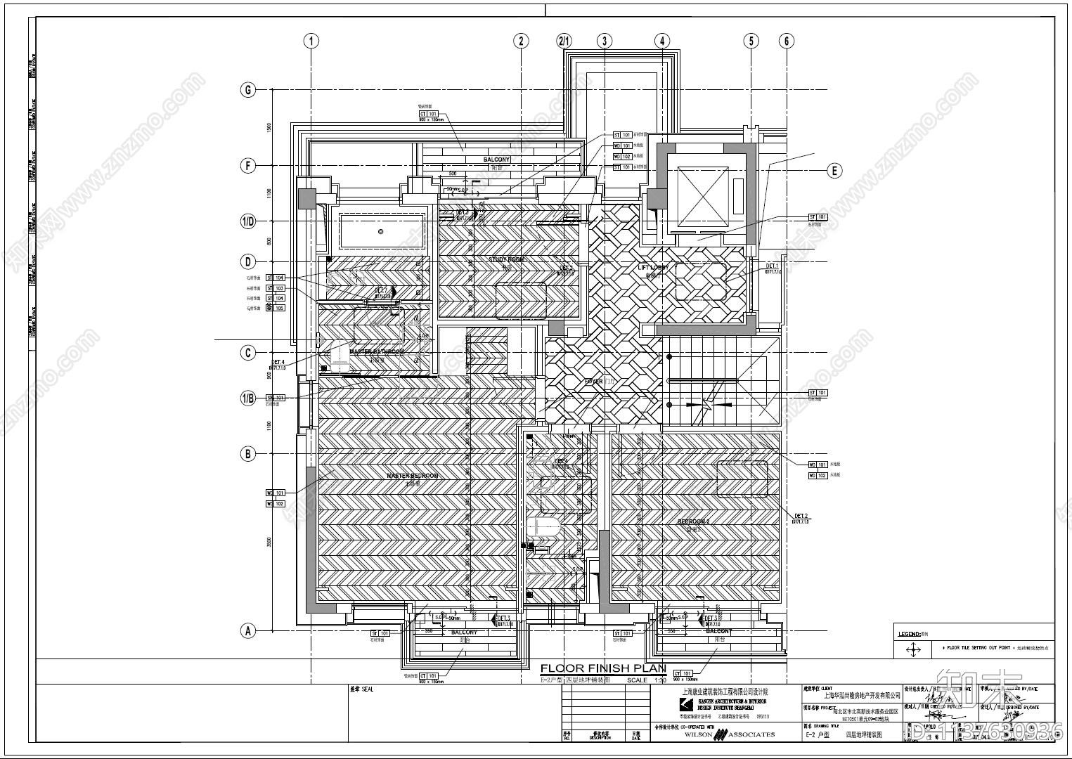 叠拼别墅室内cad施工图下载【ID:1137630936】