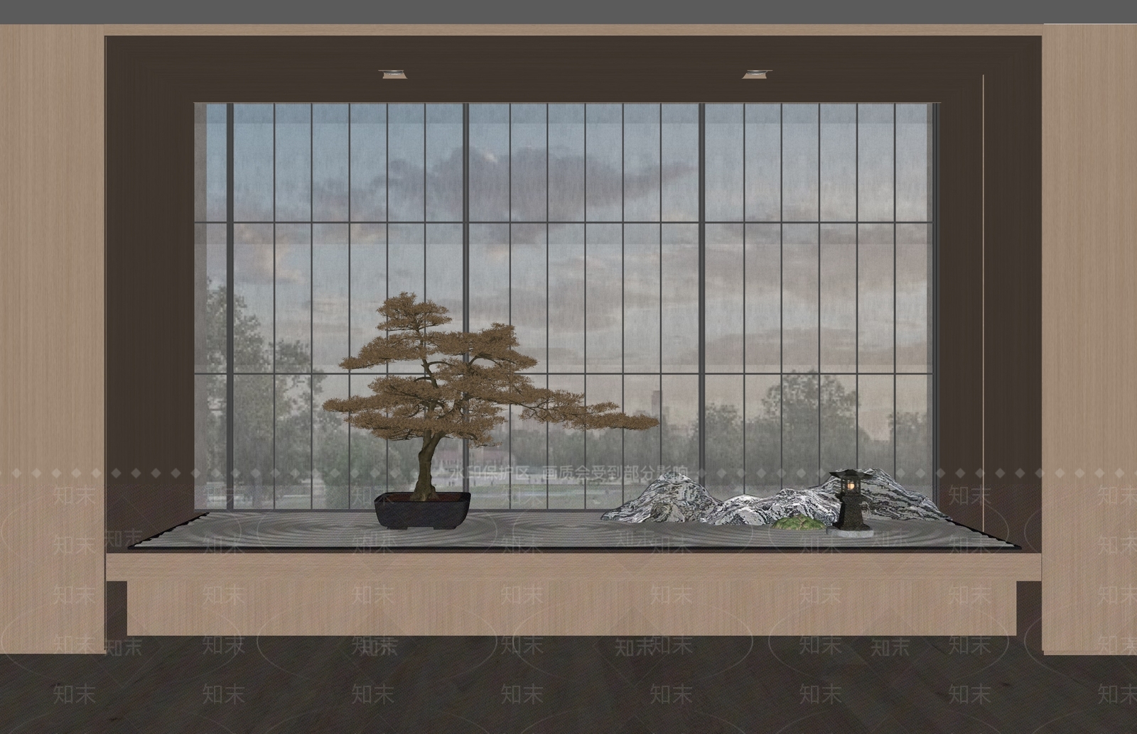 室内景观SU模型精品下载_SketchUp模型_知末网