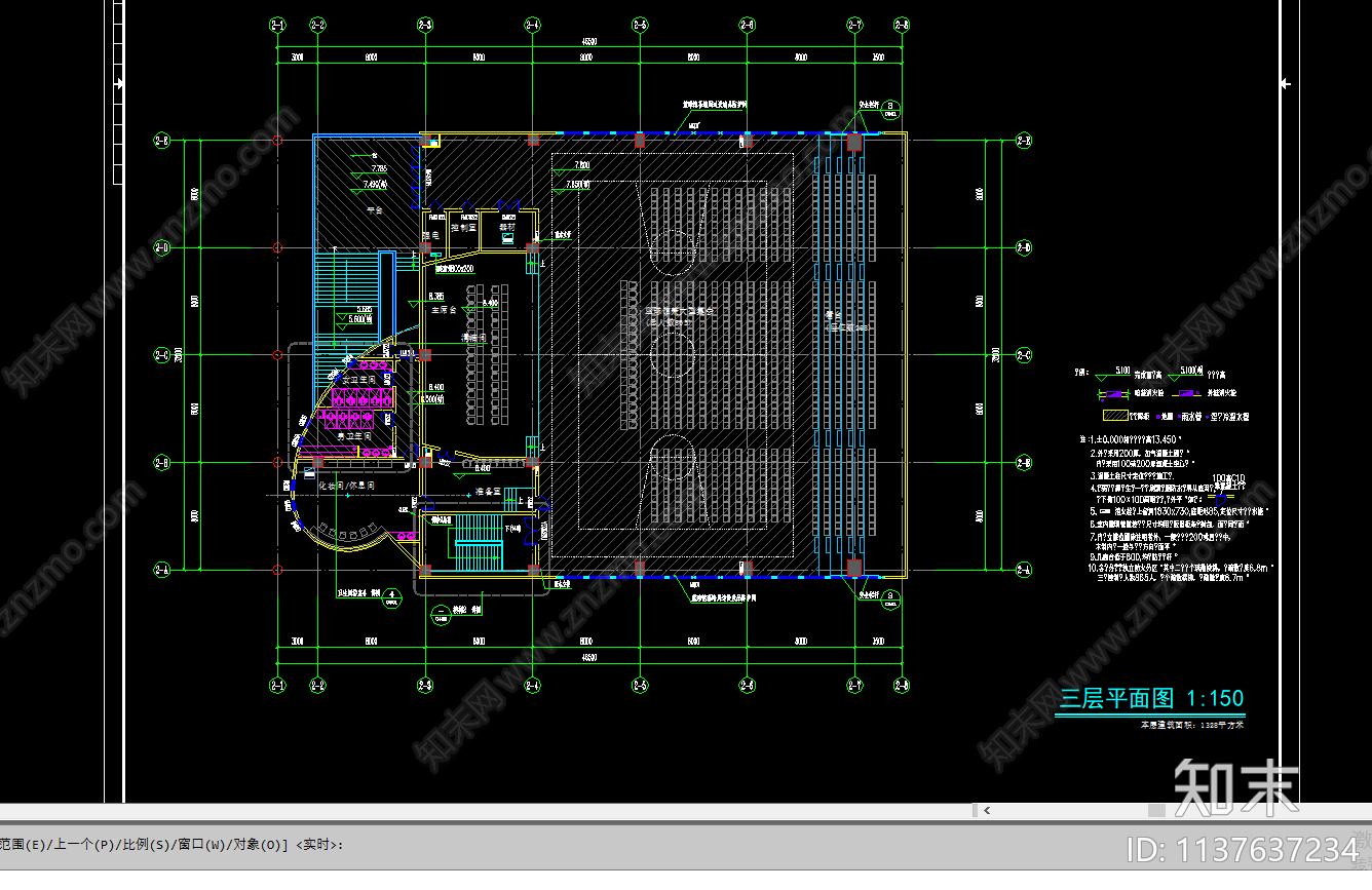 学校体育馆建筑施工图下载【ID:1137637234】