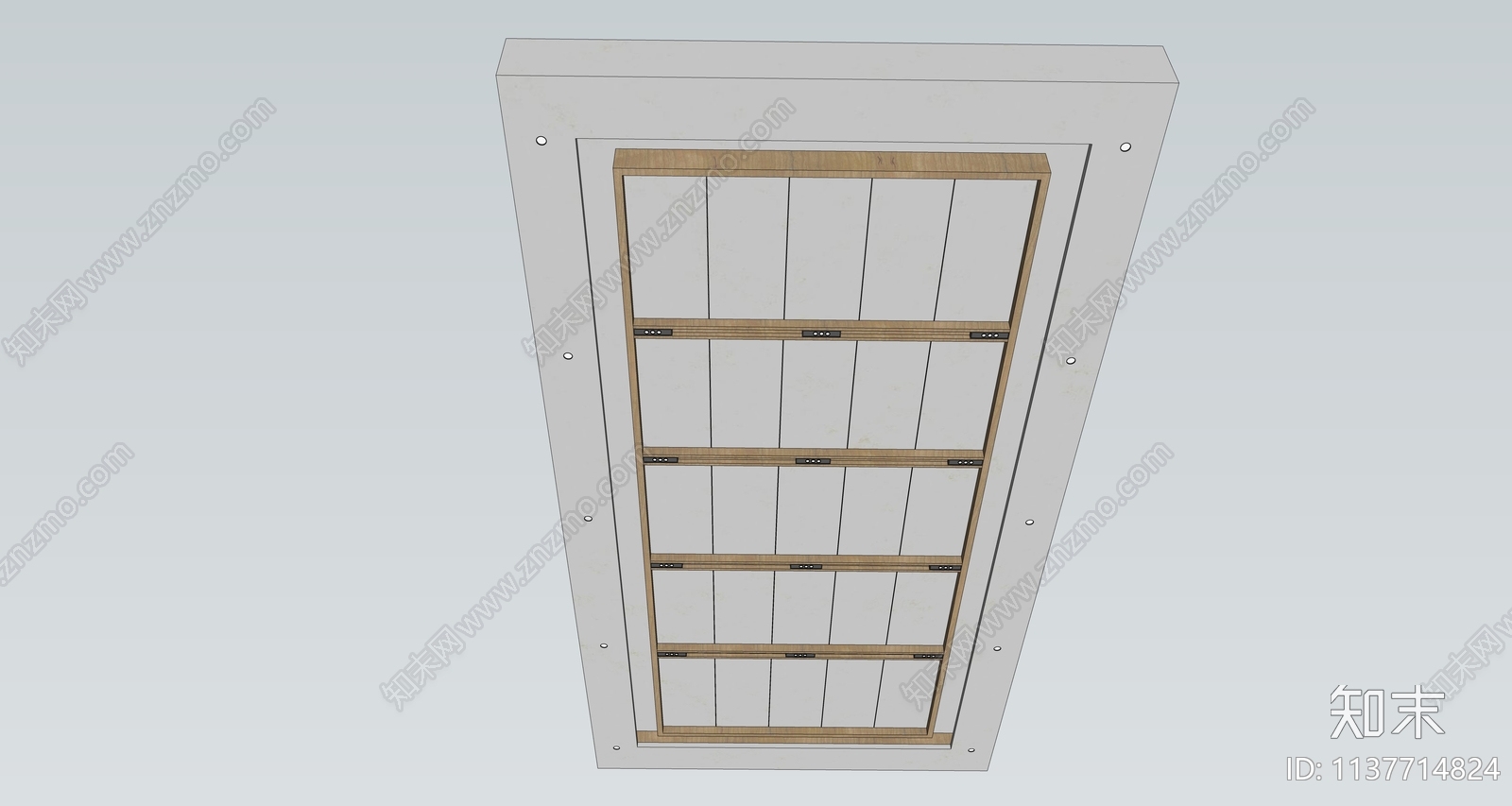 现代吊顶SU模型下载【ID:1137714824】