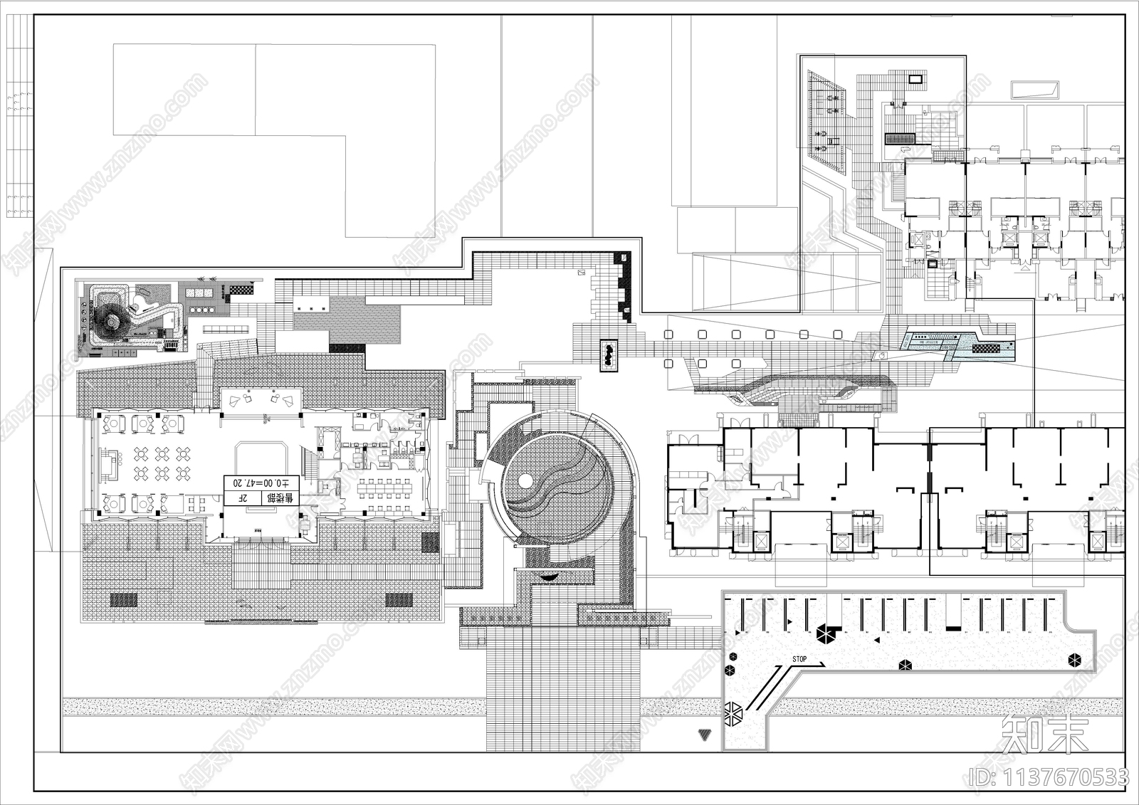 武汉龙湖光谷天街城市综合体景观cad施工图下载【ID:1137670533】