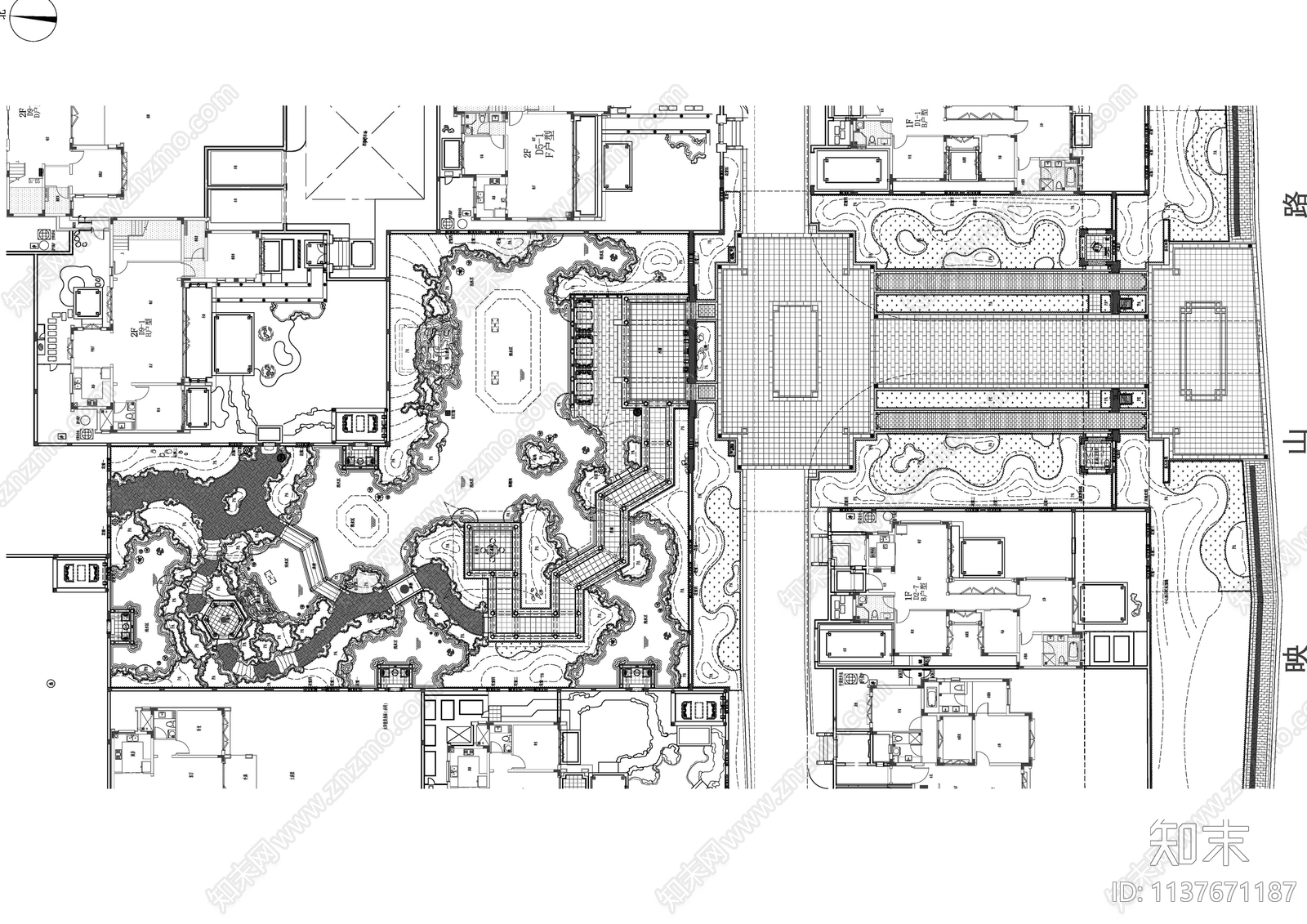 张家港凤凰桃李春风全套示范区景观施工图下载【ID:1137671187】