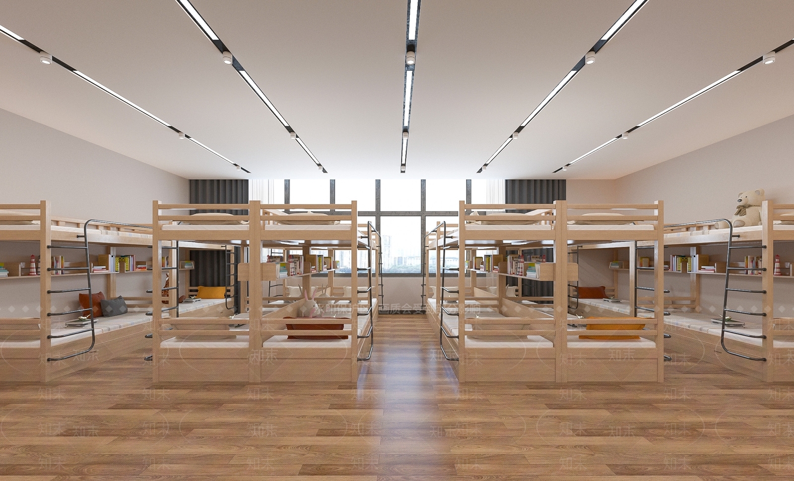 现代大学宿舍SU模型下载【ID:1137679450】