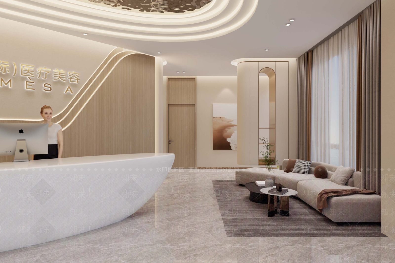 现代医美诊所3D模型下载【ID:1137688287】