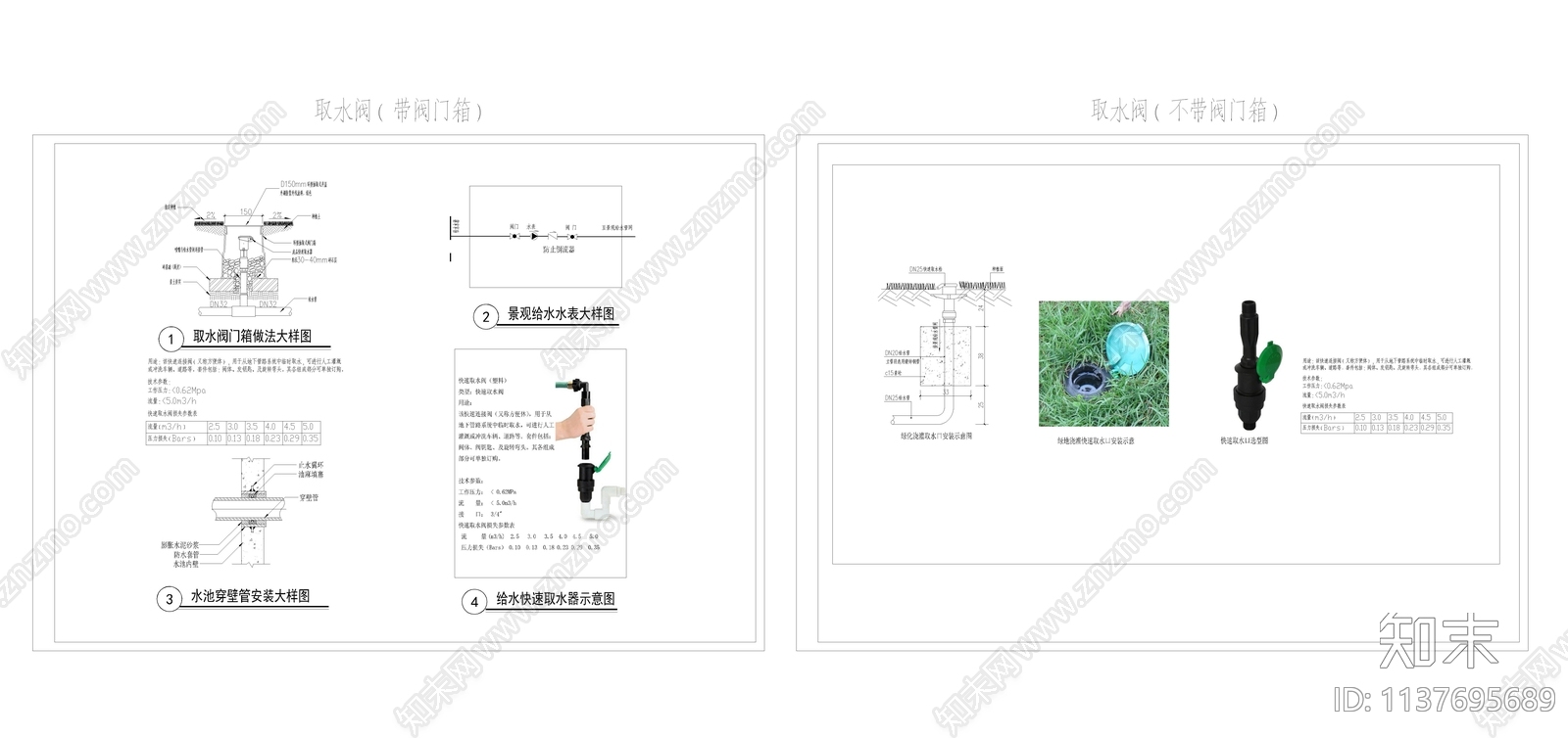 取水阀做法施工图下载【ID:1137695689】