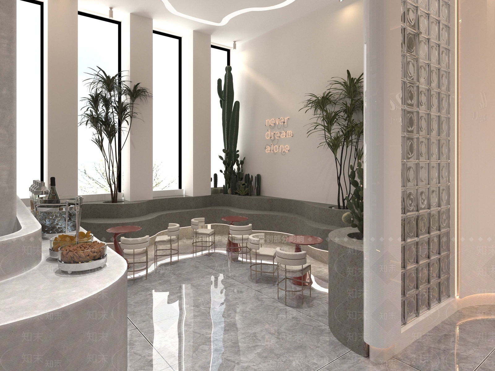 侘寂极简瑜伽馆3D模型下载【ID:1137701131】