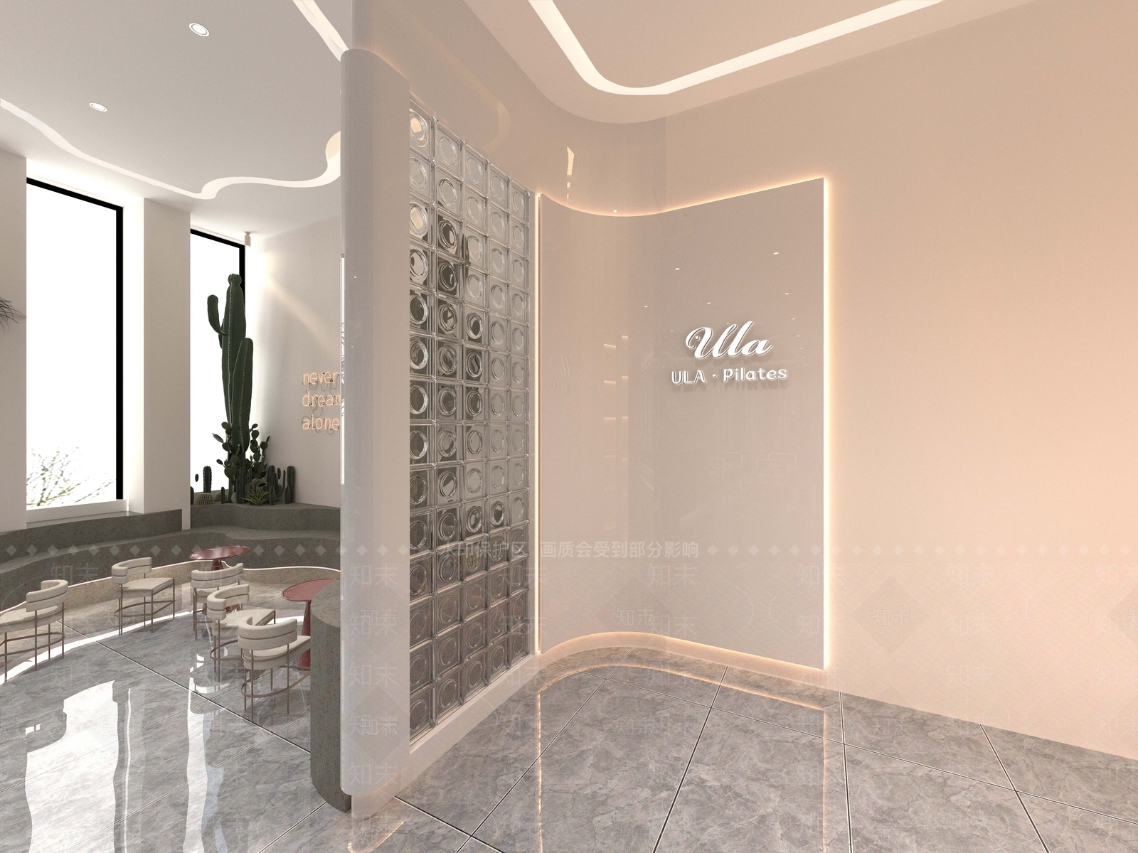 侘寂极简瑜伽馆3D模型下载【ID:1137701131】