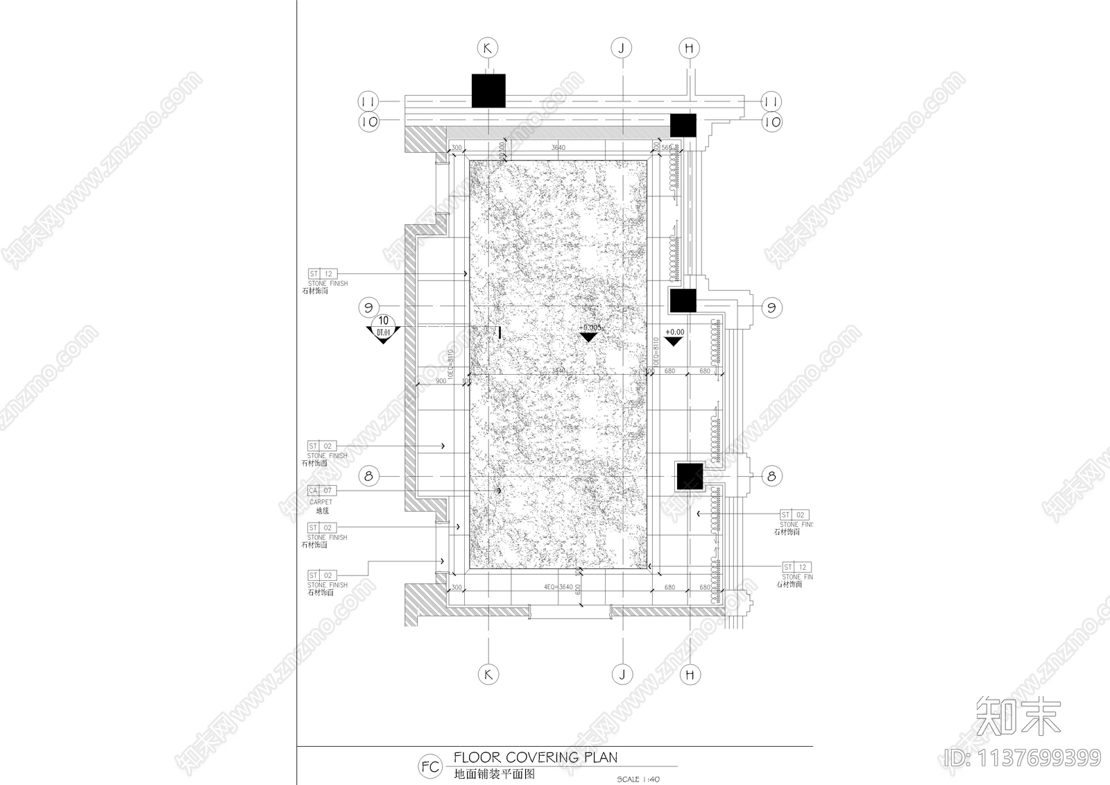 董事会议室cad施工图下载【ID:1137699399】