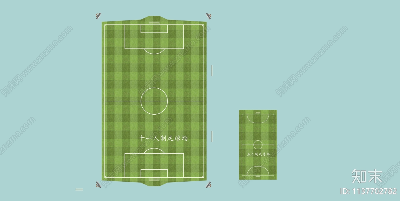 现代足球场SU模型下载【ID:1137702782】