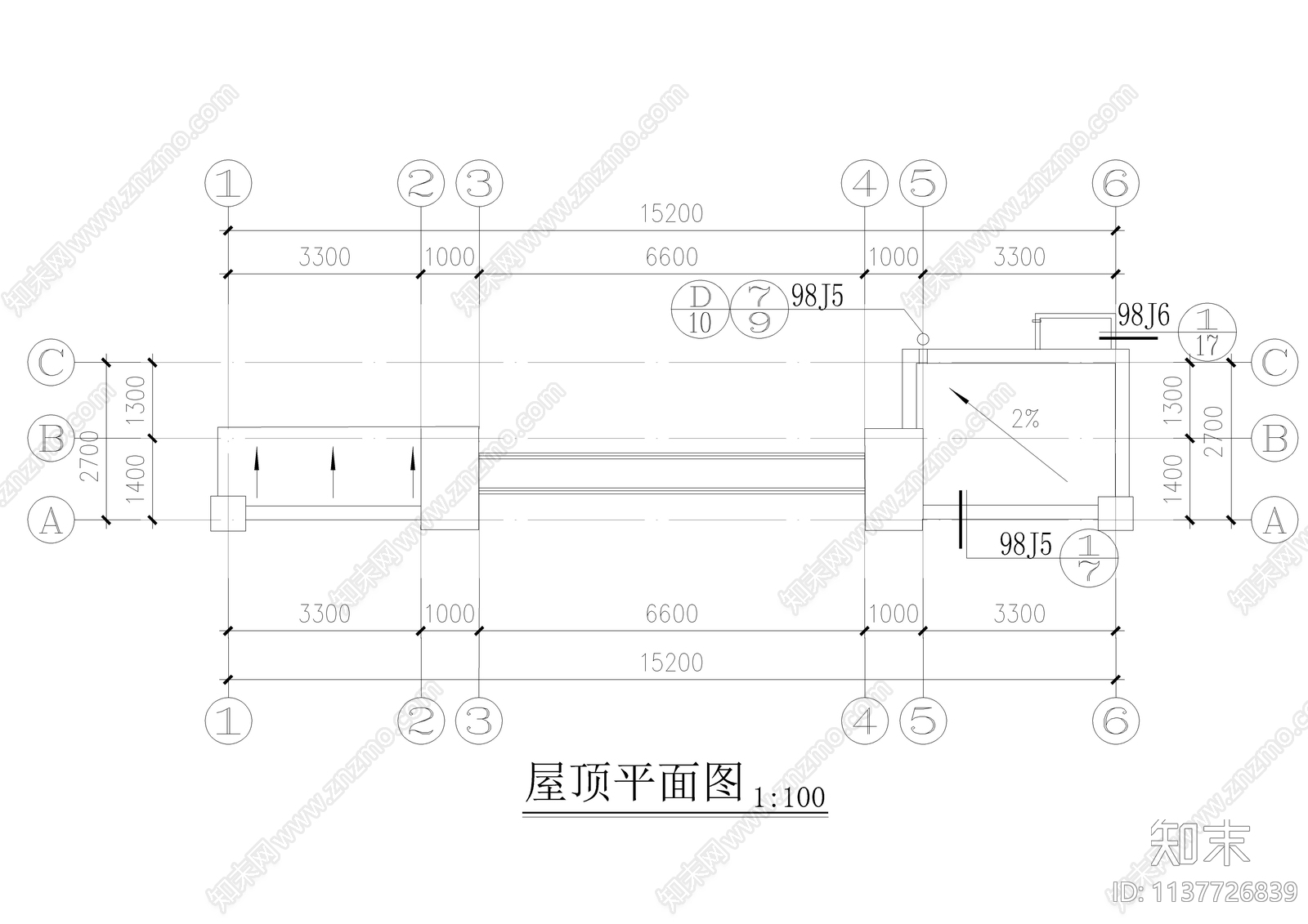 住宅小区大门详图cad施工图下载【ID:1137726839】