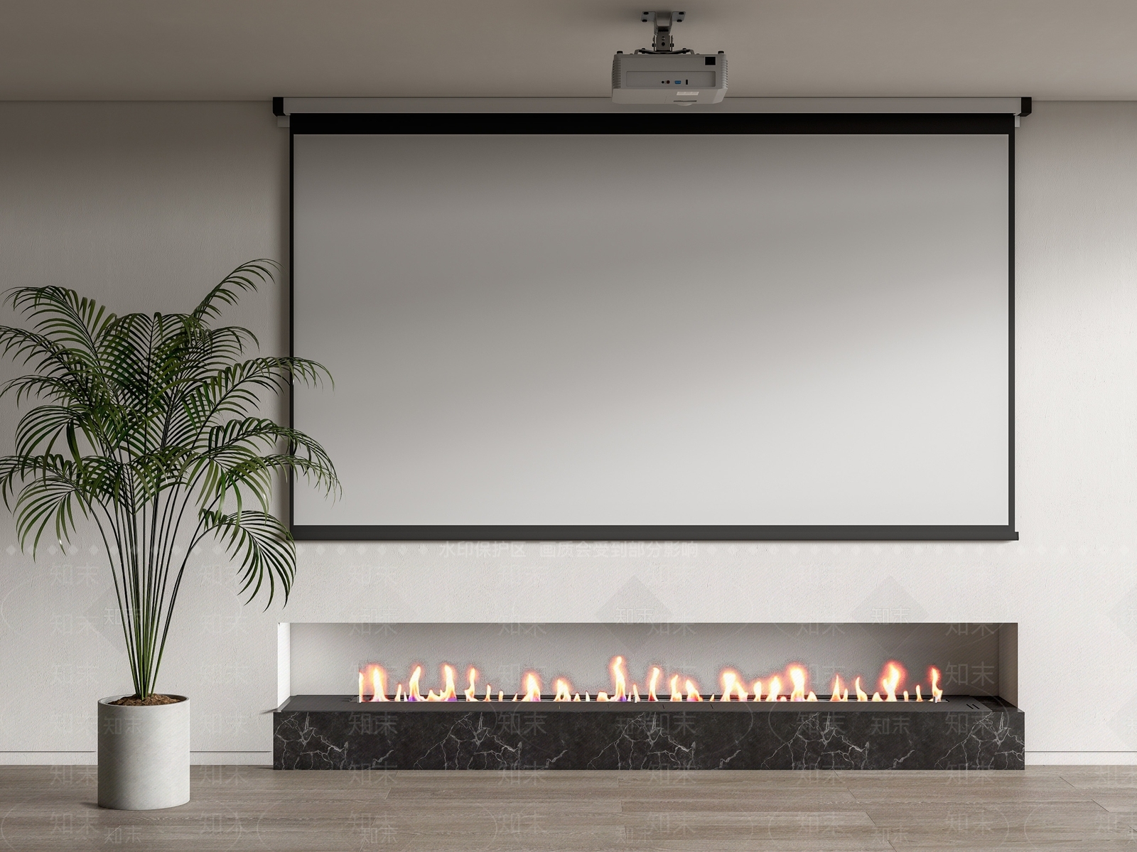 投影幕布3D模型下载【ID:1137746082】